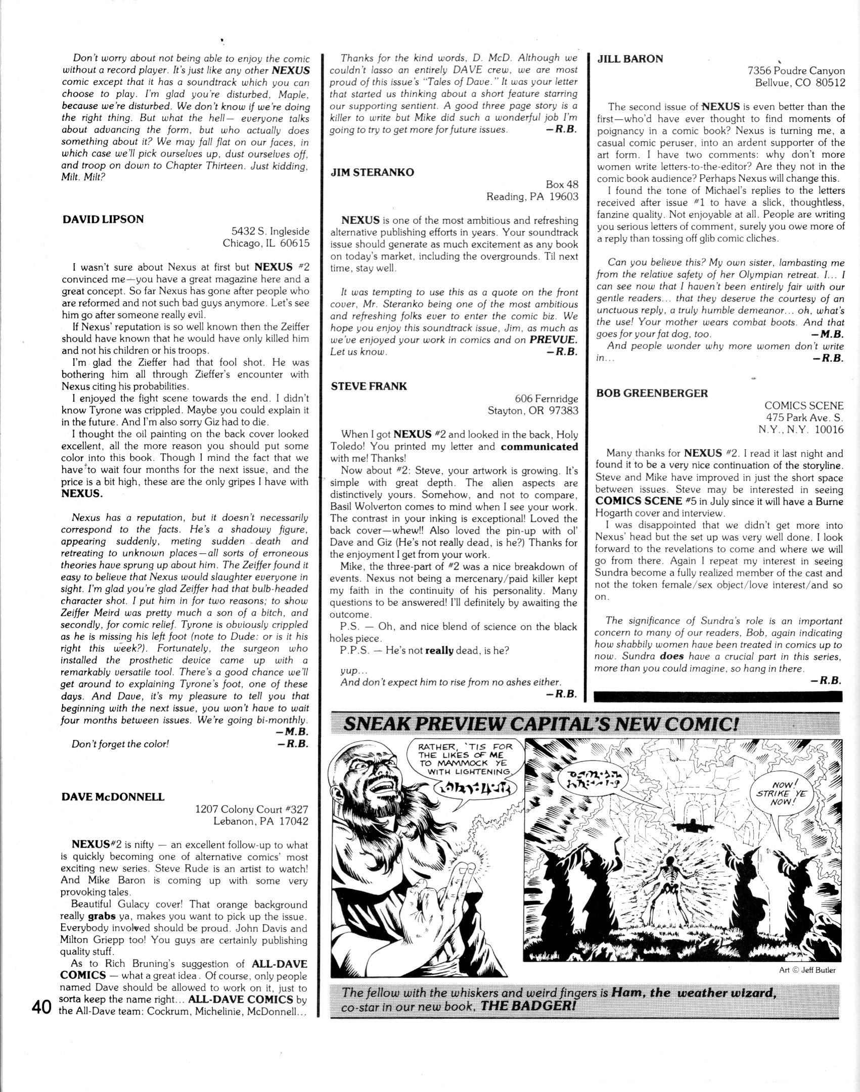 Read online Nexus comic -  Issue #3 - 42