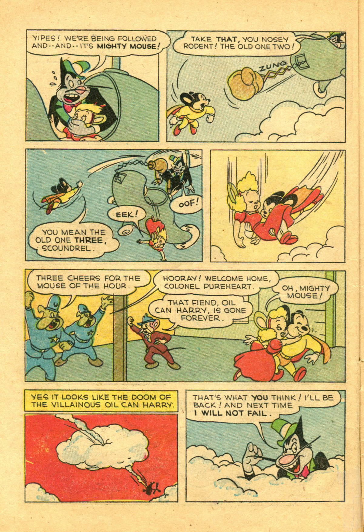 Read online Paul Terry's Mighty Mouse Comics comic -  Issue #8 - 10