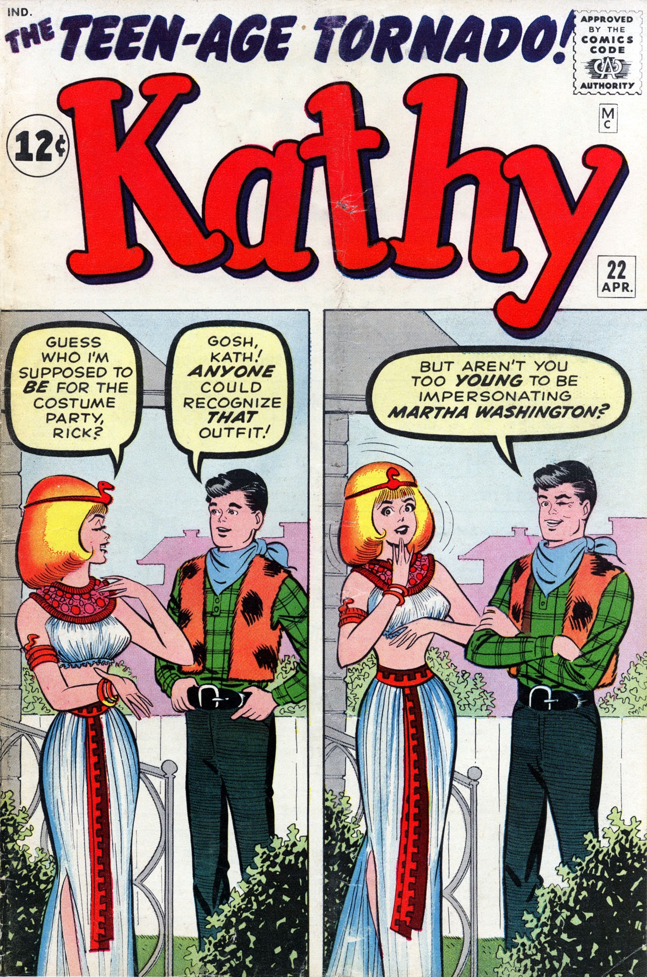 Read online Kathy (1959) comic -  Issue #22 - 1