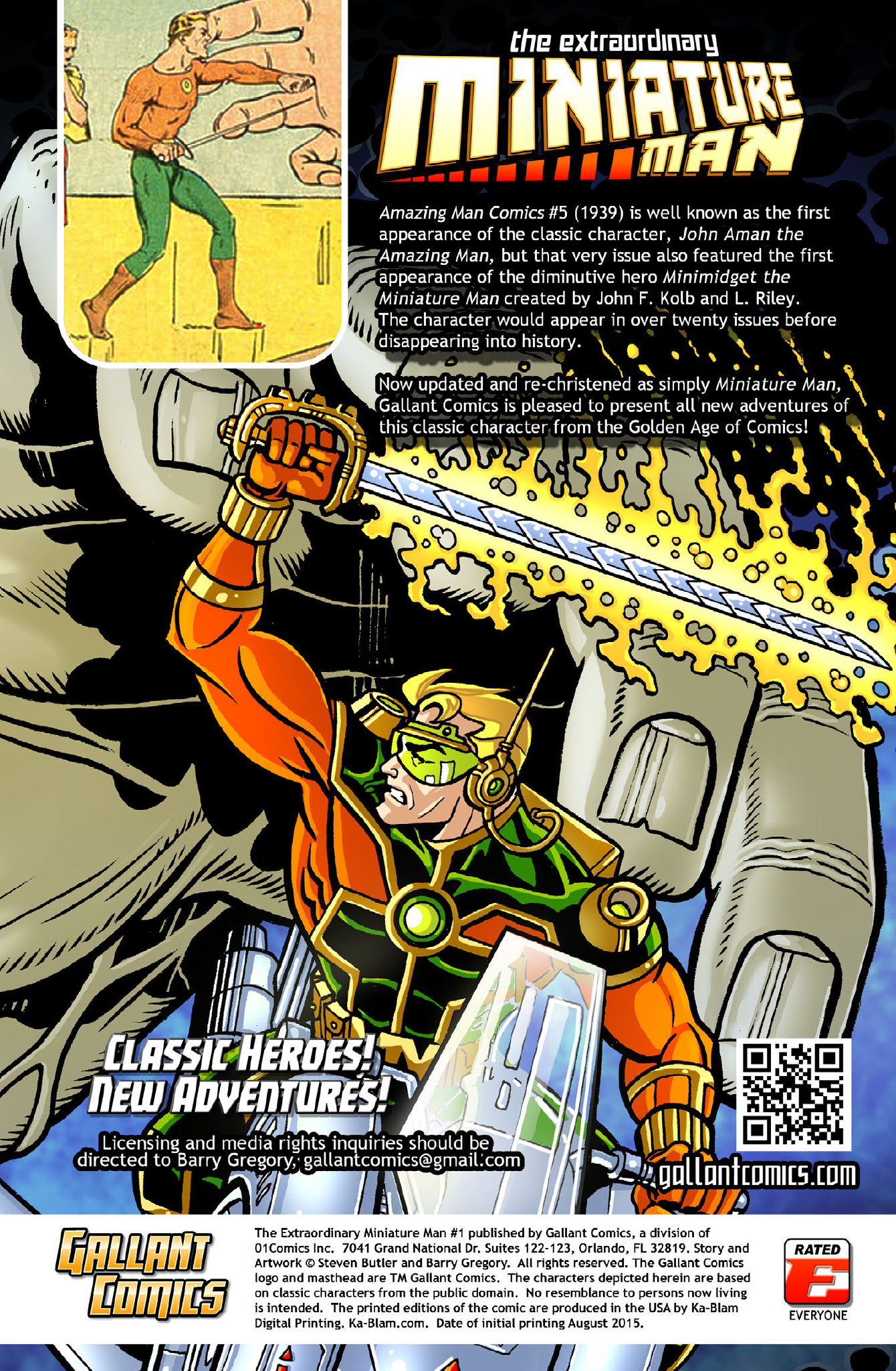 Read online The Extraordinary Miniature Man comic -  Issue #1 - 2