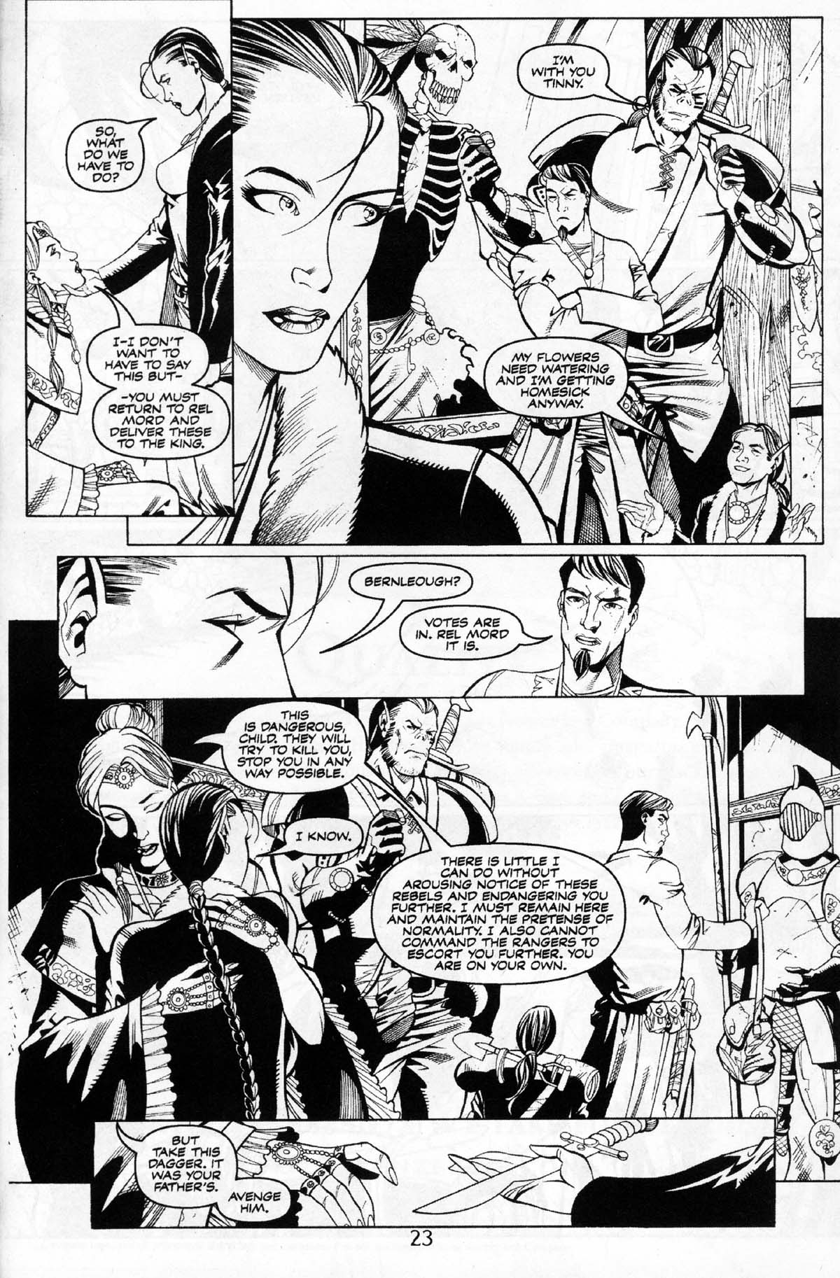 Read online Dungeons & Dragons: Black & White comic -  Issue #3 - 23