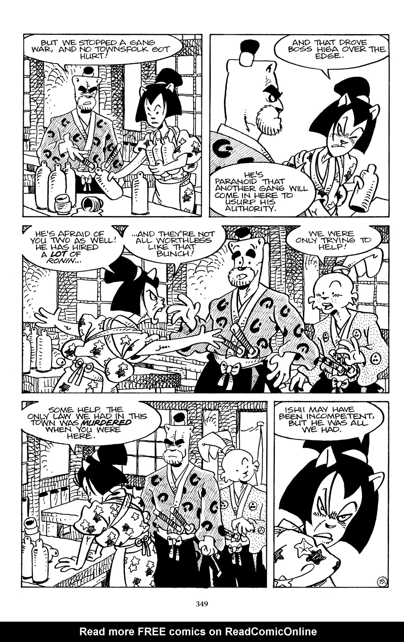 Read online The Usagi Yojimbo Saga comic -  Issue # TPB 7 - 344