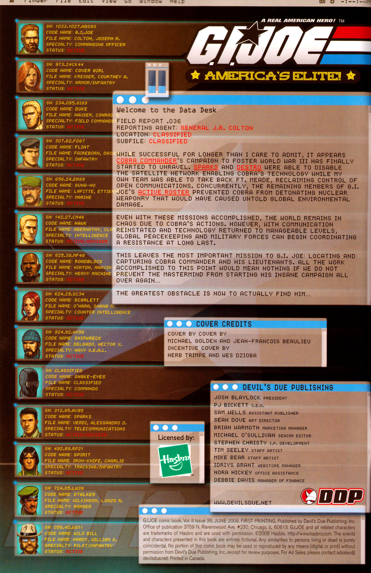 Read online G.I. Joe (2005) comic -  Issue #36 - 2