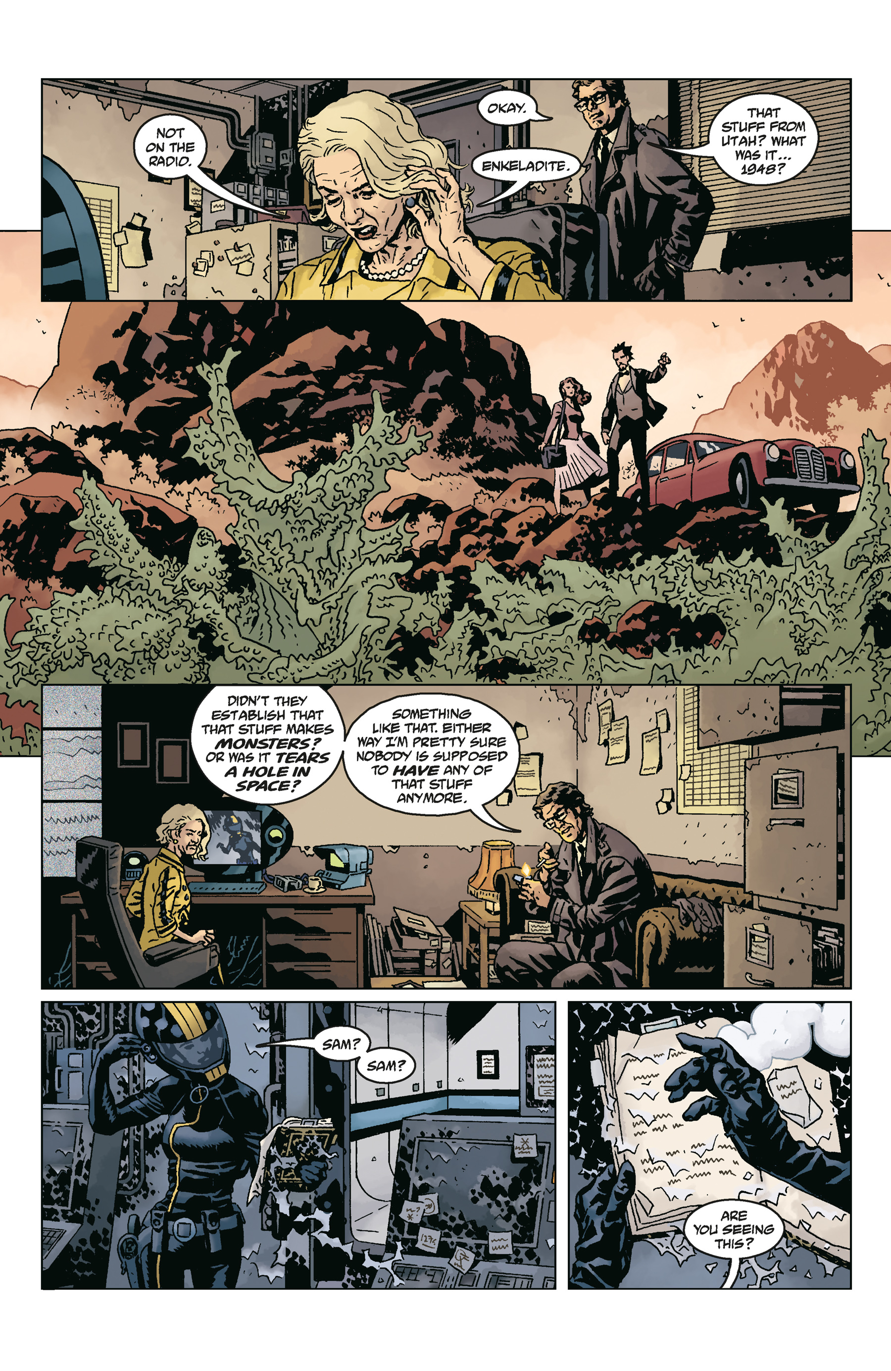 Read online Giant Robot Hellboy comic -  Issue #2 - 7