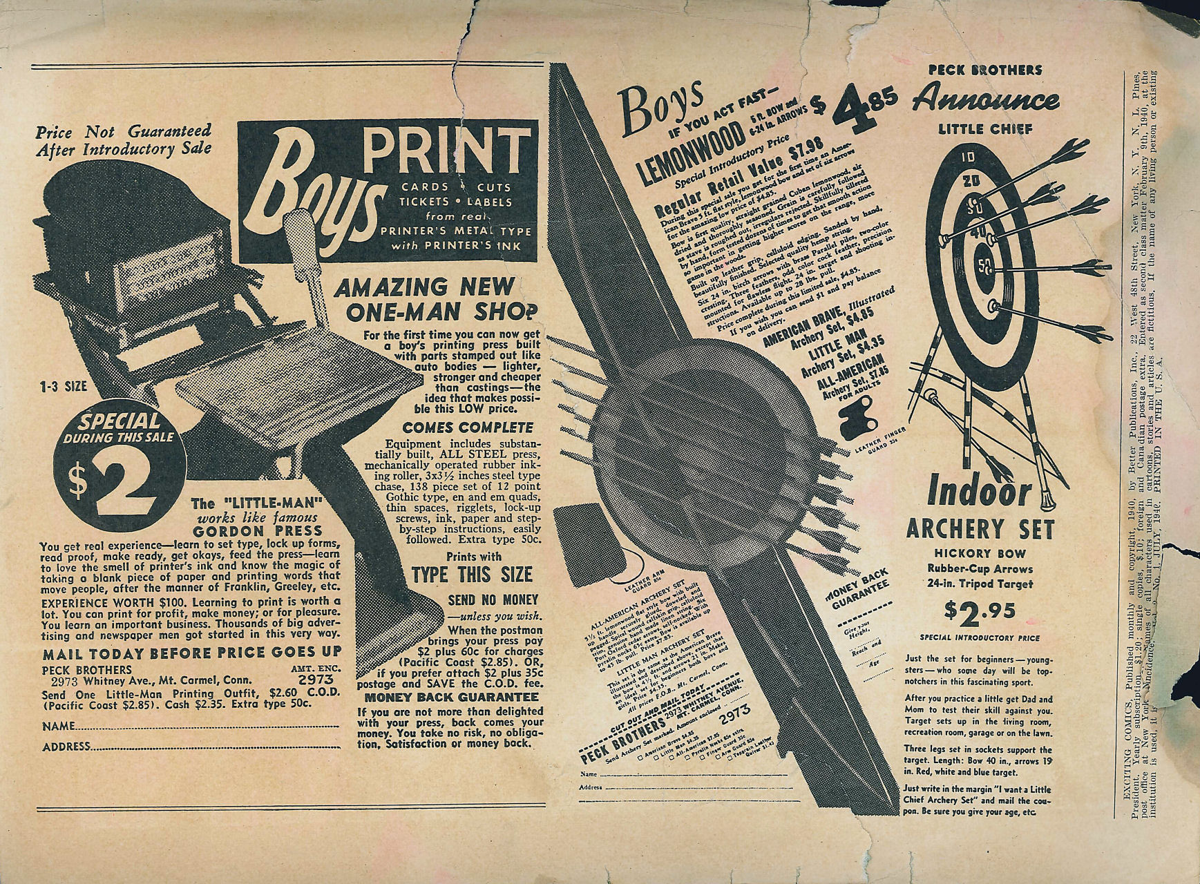 Read online Exciting Comics comic -  Issue #4 - 2