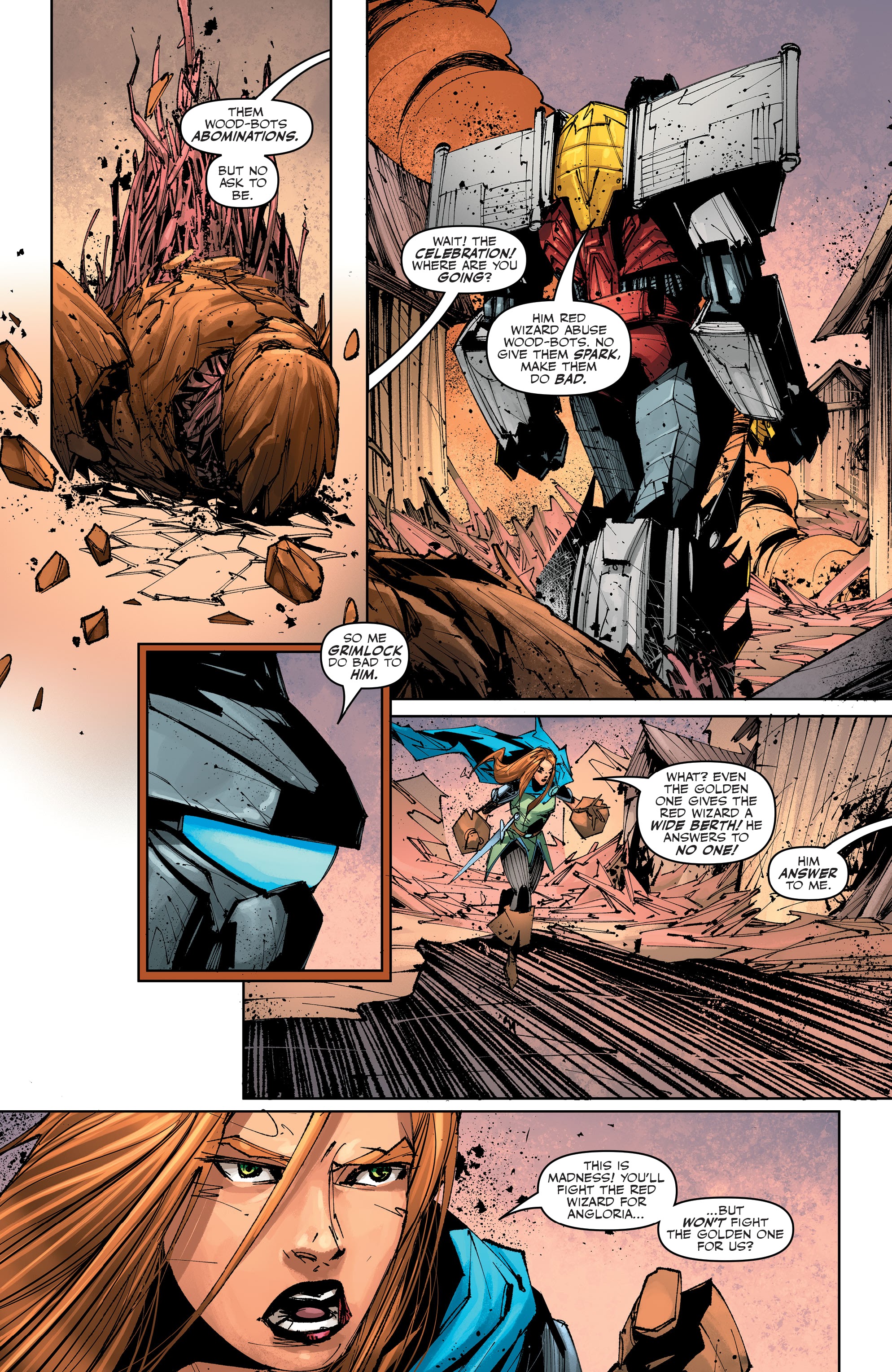 Read online Transformers: King Grimlock comic -  Issue #2 - 24