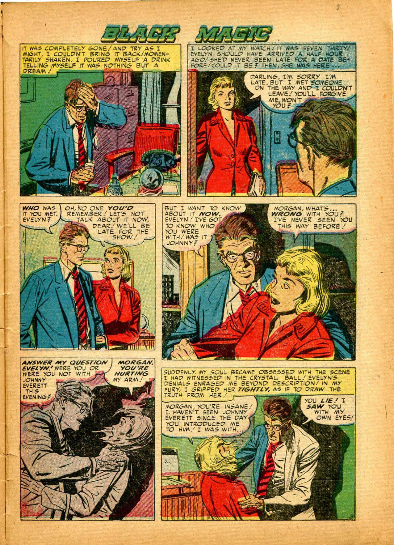 Read online Black Magic (1950) comic -  Issue #8 - 35
