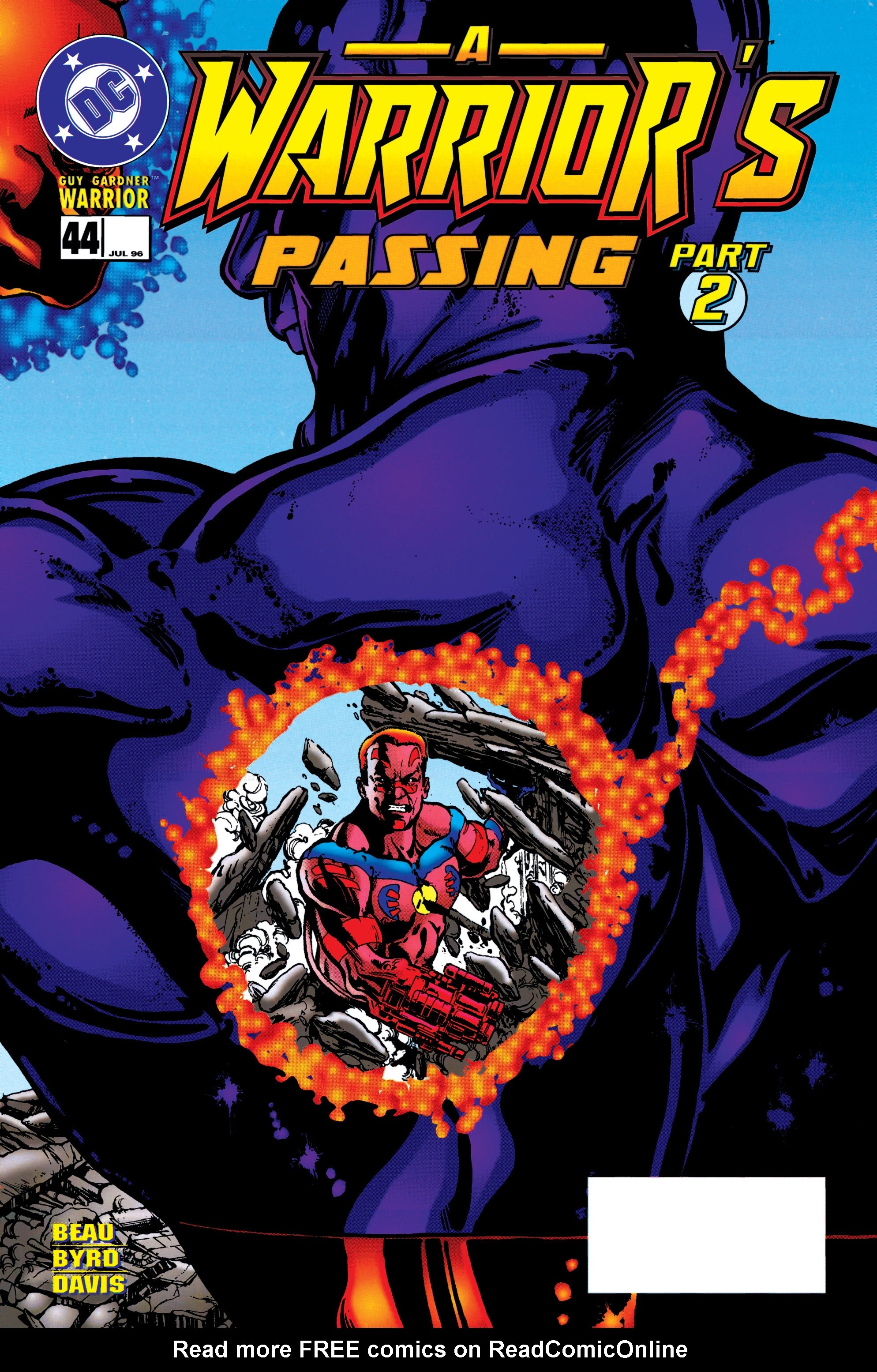 Read online Guy Gardner: Warrior comic -  Issue #44 - 1