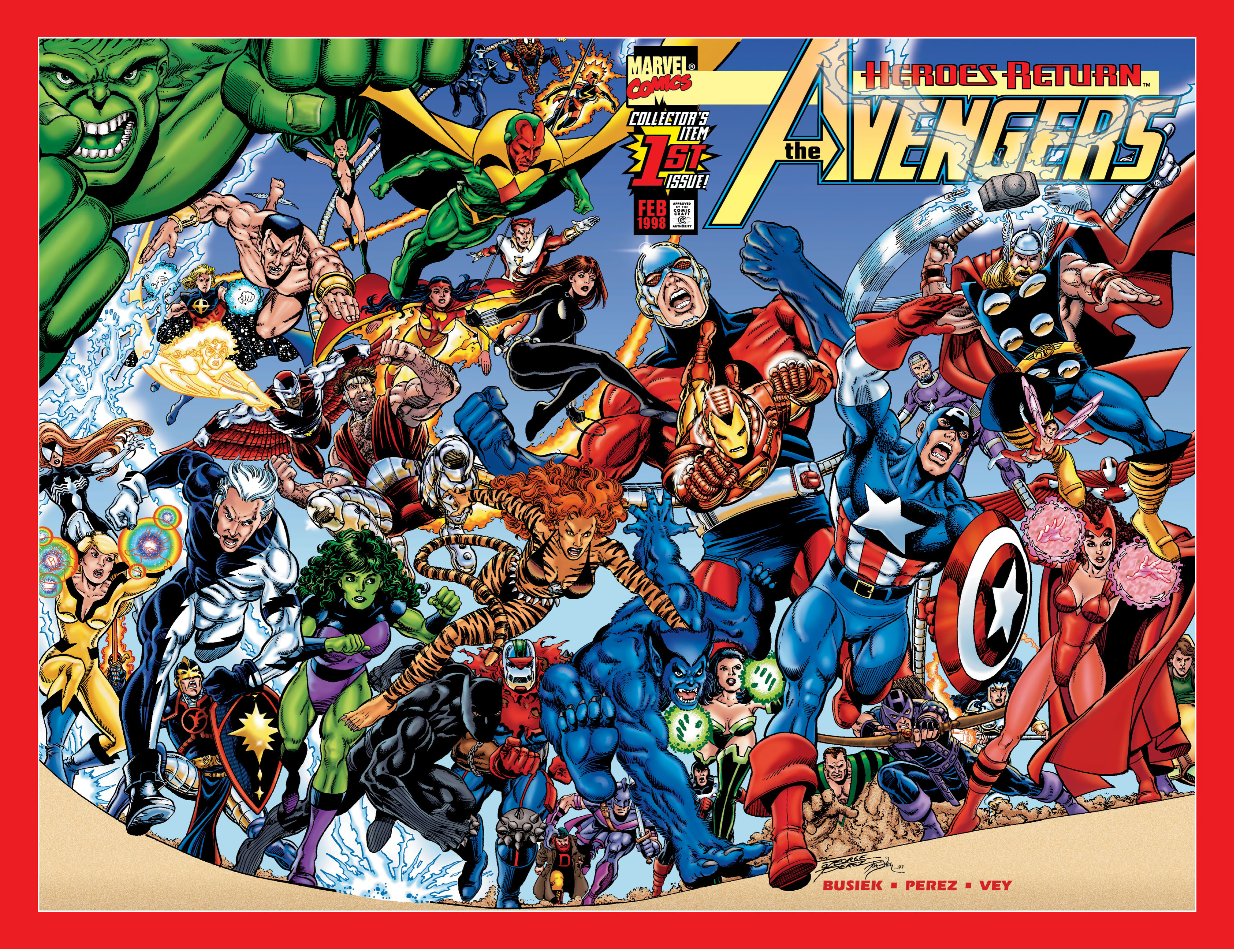 Read online Avengers By Kurt Busiek & George Perez Omnibus comic -  Issue # TPB (Part 1) - 7