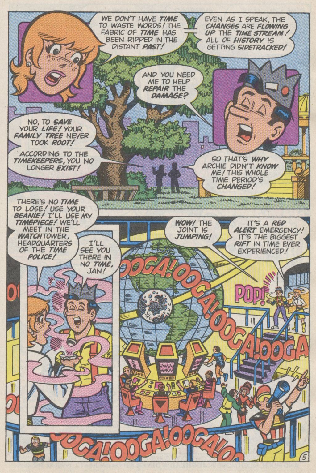 Read online Jughead's Time Police comic -  Issue #1 - 6
