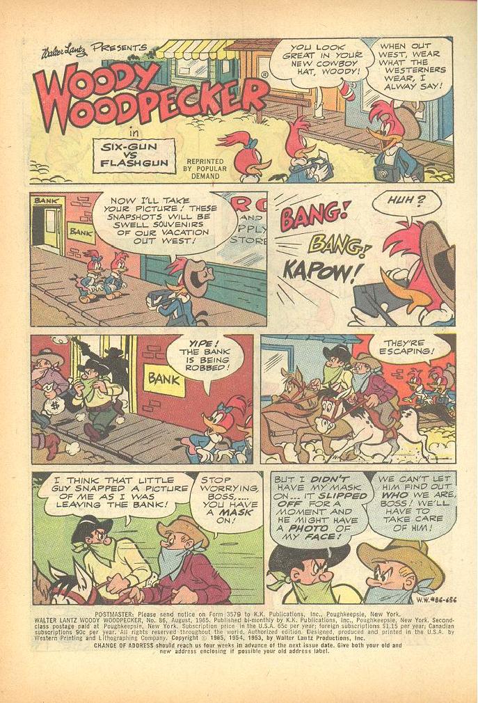 Read online Walter Lantz Woody Woodpecker (1962) comic -  Issue #86 - 3