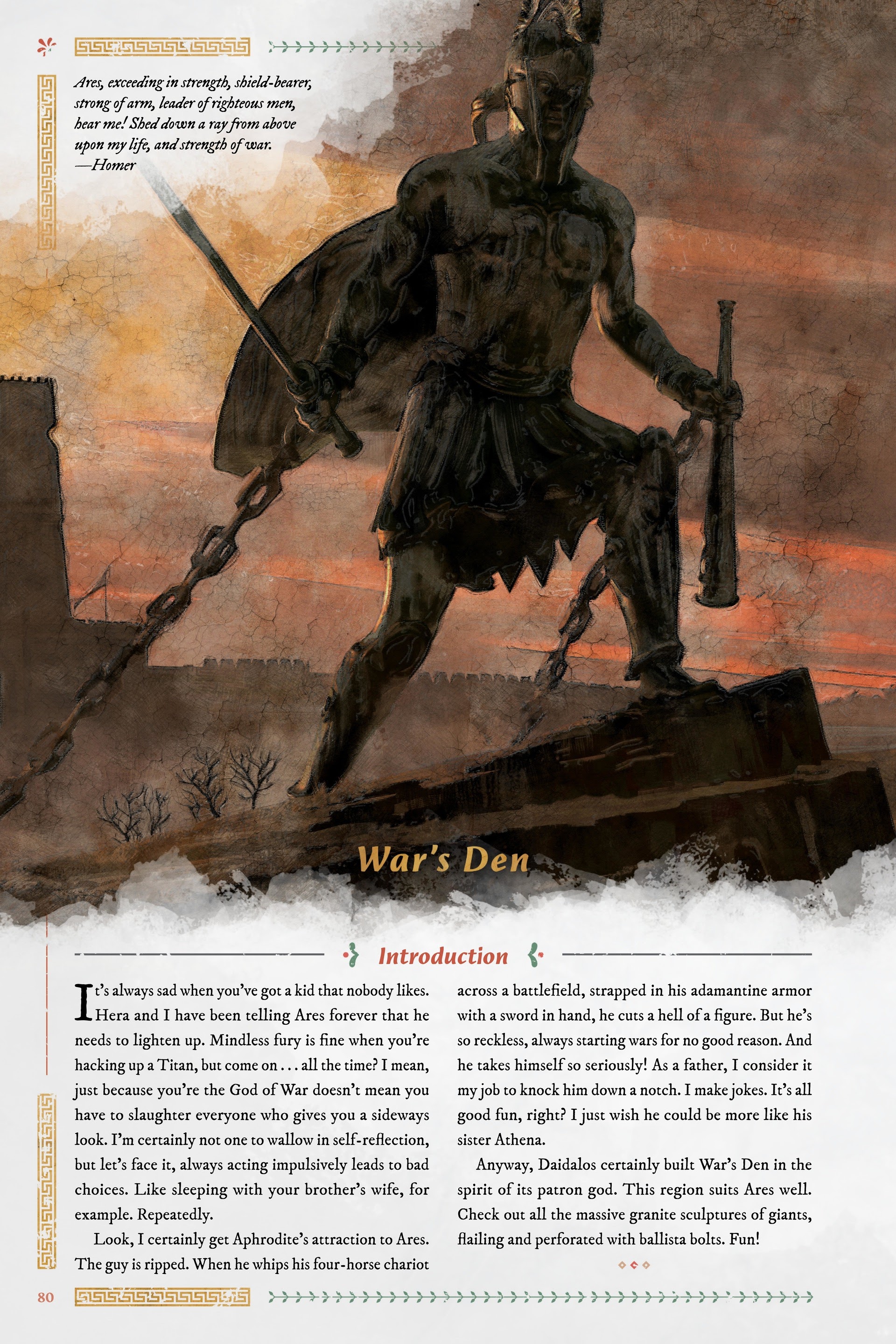 Read online Immortals Fenyx Rising: A Traveler's Guide to the Golden Isle comic -  Issue # TPB - 80