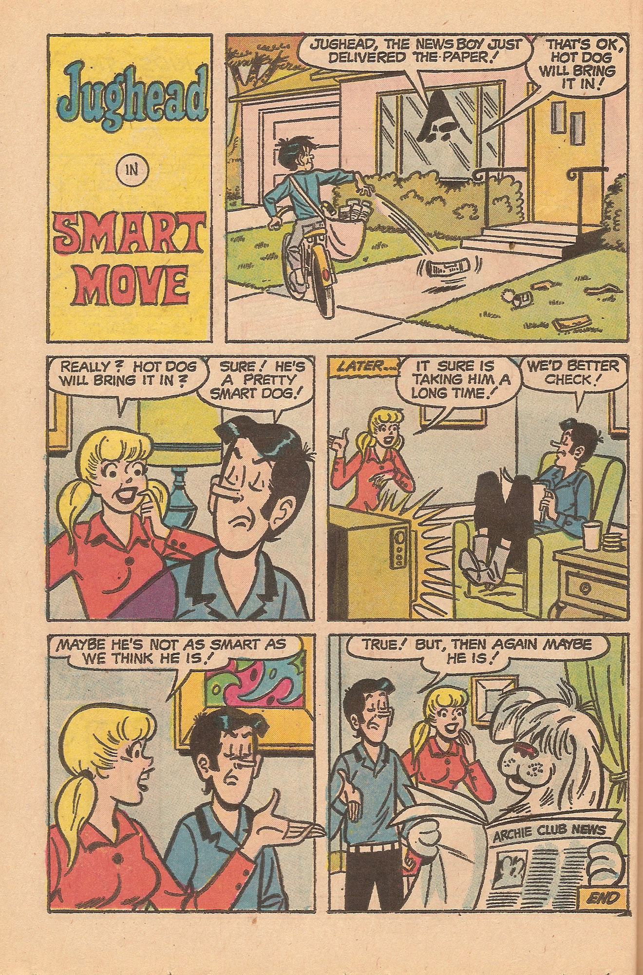 Read online Jughead's Jokes comic -  Issue #35 - 38