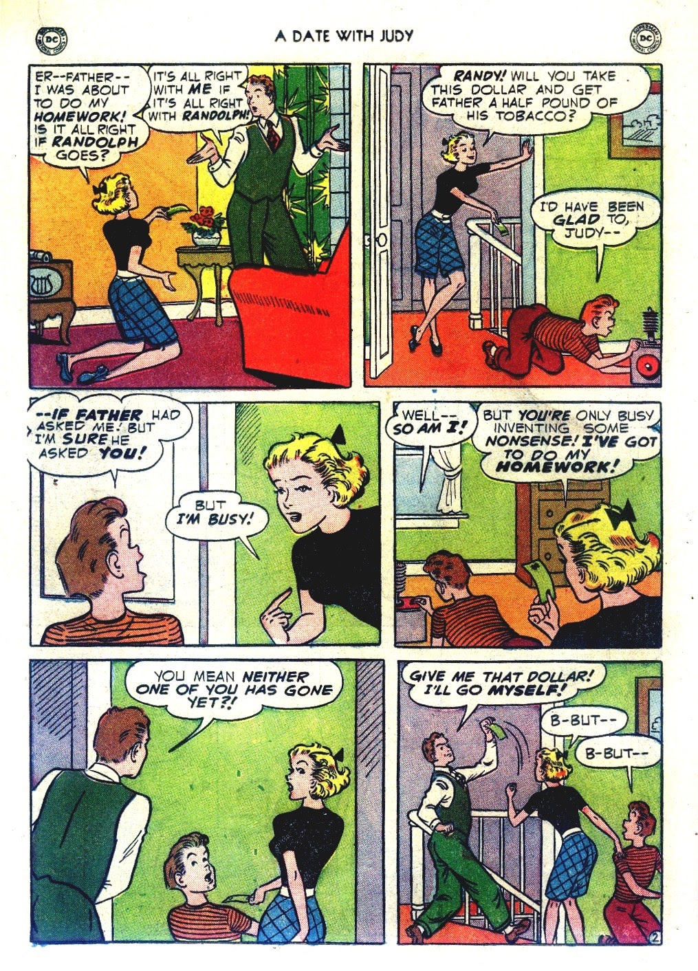 Read online A Date with Judy comic -  Issue #15 - 26