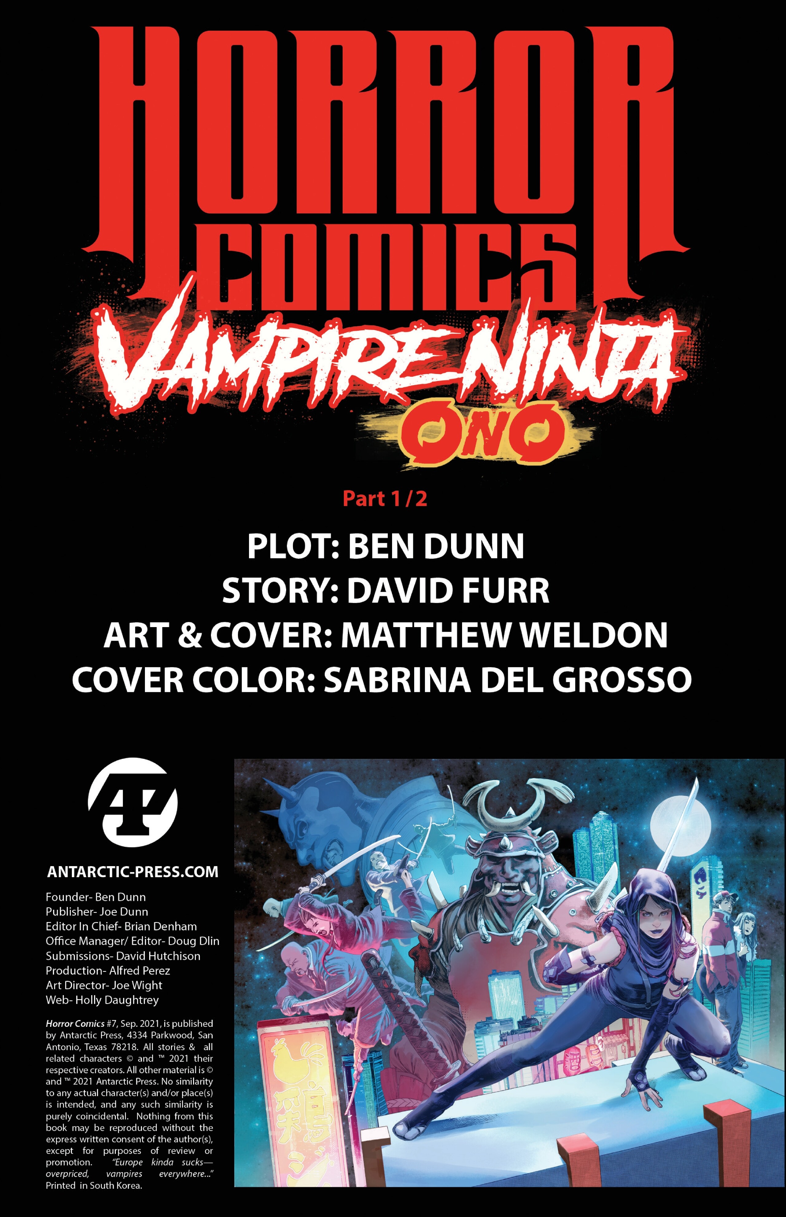 Read online Horror Comics comic -  Issue #7 - 3