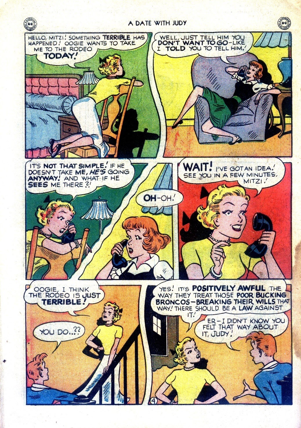 Read online A Date with Judy comic -  Issue #13 - 44