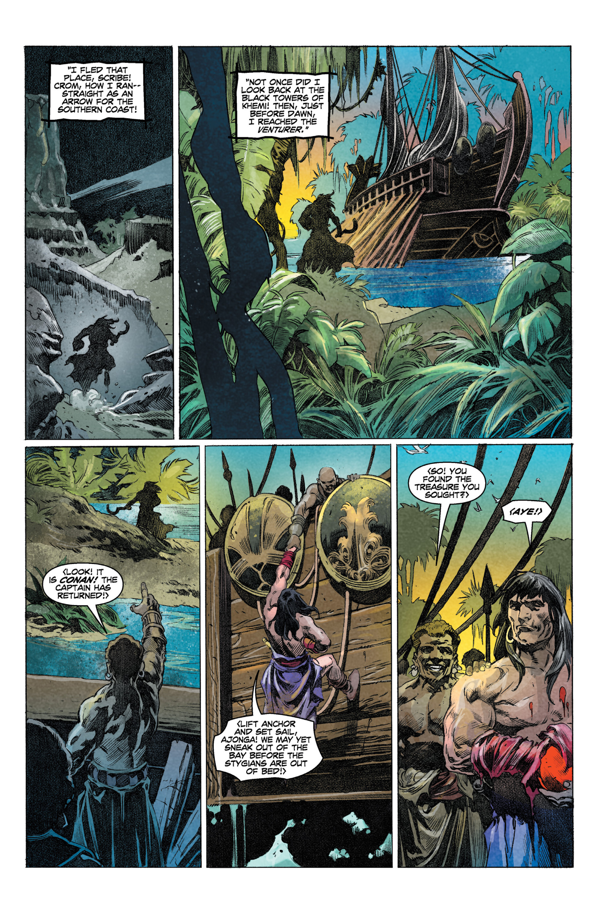 Read online King Conan Chronicles Epic Collection comic -  Issue # Wolves And Dragons (Part 3) - 41