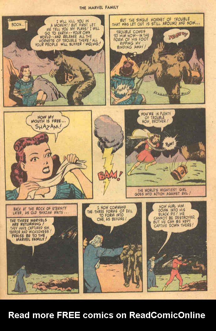 Read online The Marvel Family comic -  Issue #7 - 13