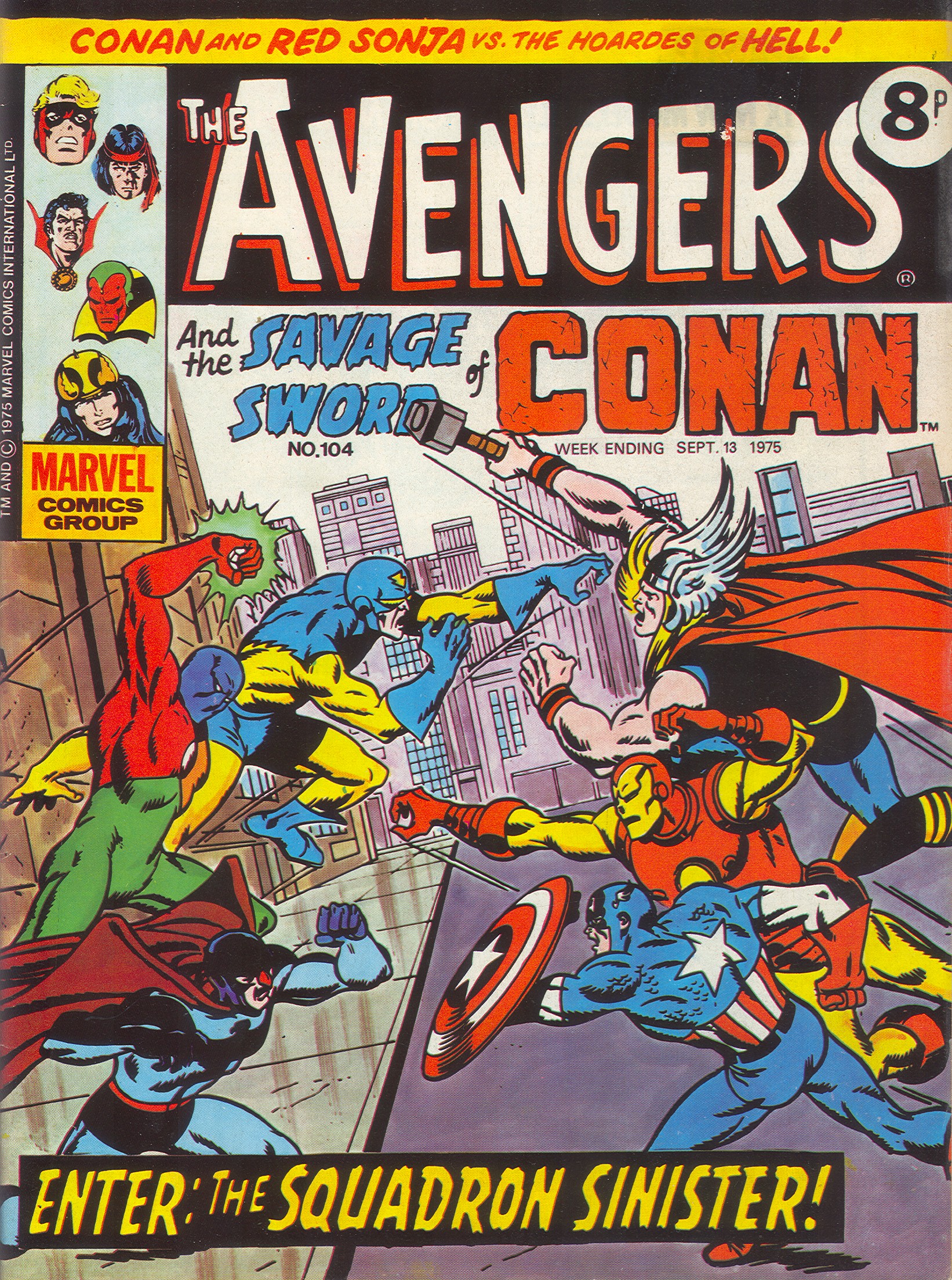 Read online The Avengers (1973) comic -  Issue #104 - 1