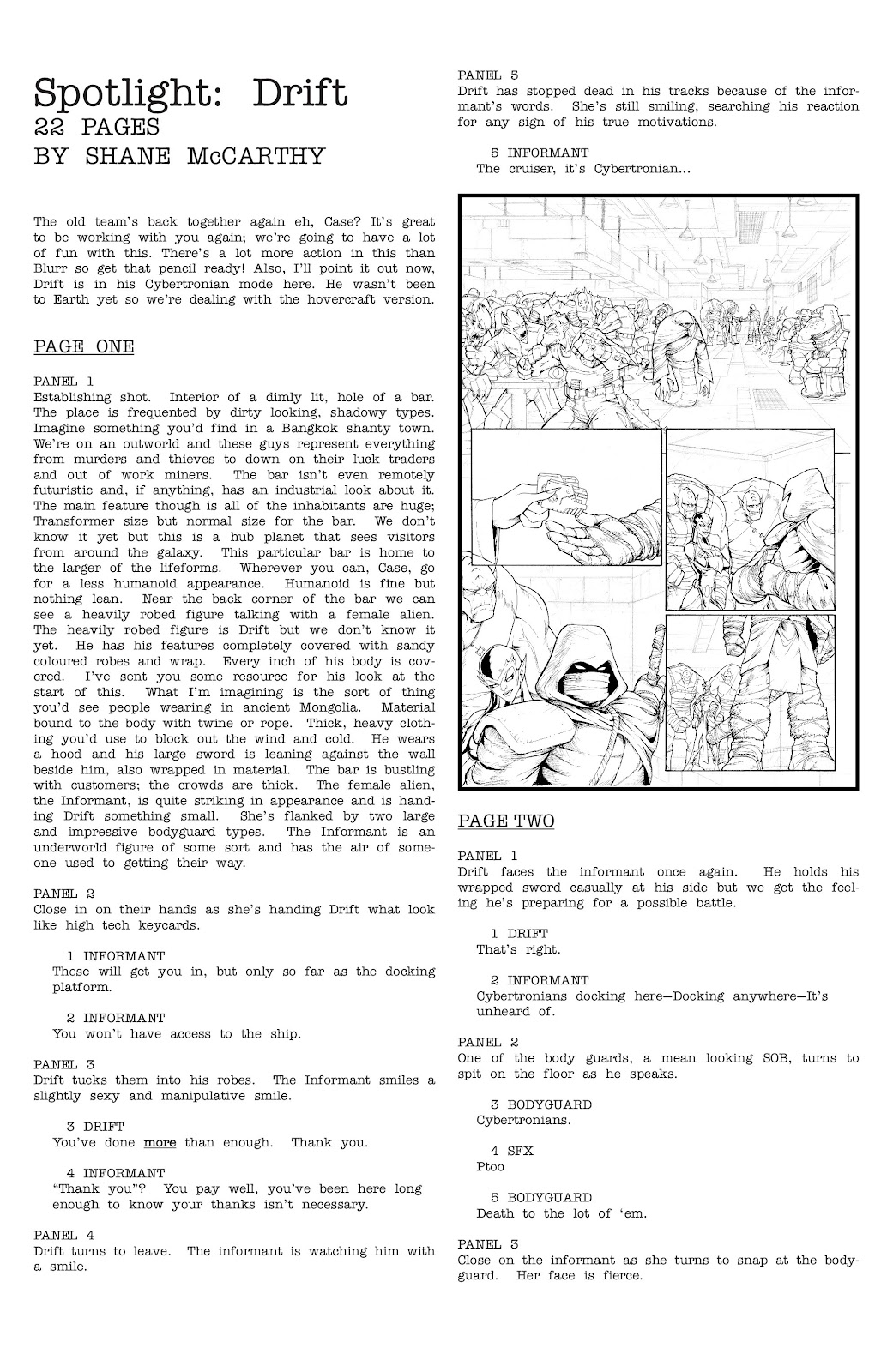 The Transformers Spotlight: Drift Director's Cut issue Full - Page 43