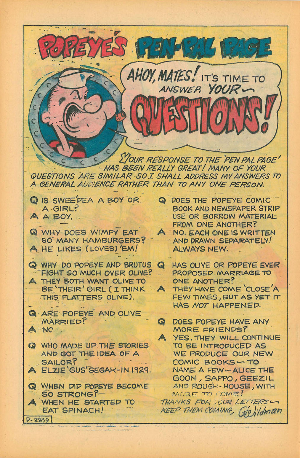 Read online Popeye (1948) comic -  Issue #116 - 20