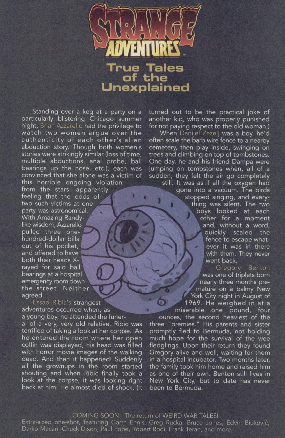 Read online Strange Adventures (1999) comic -  Issue #4 - 3