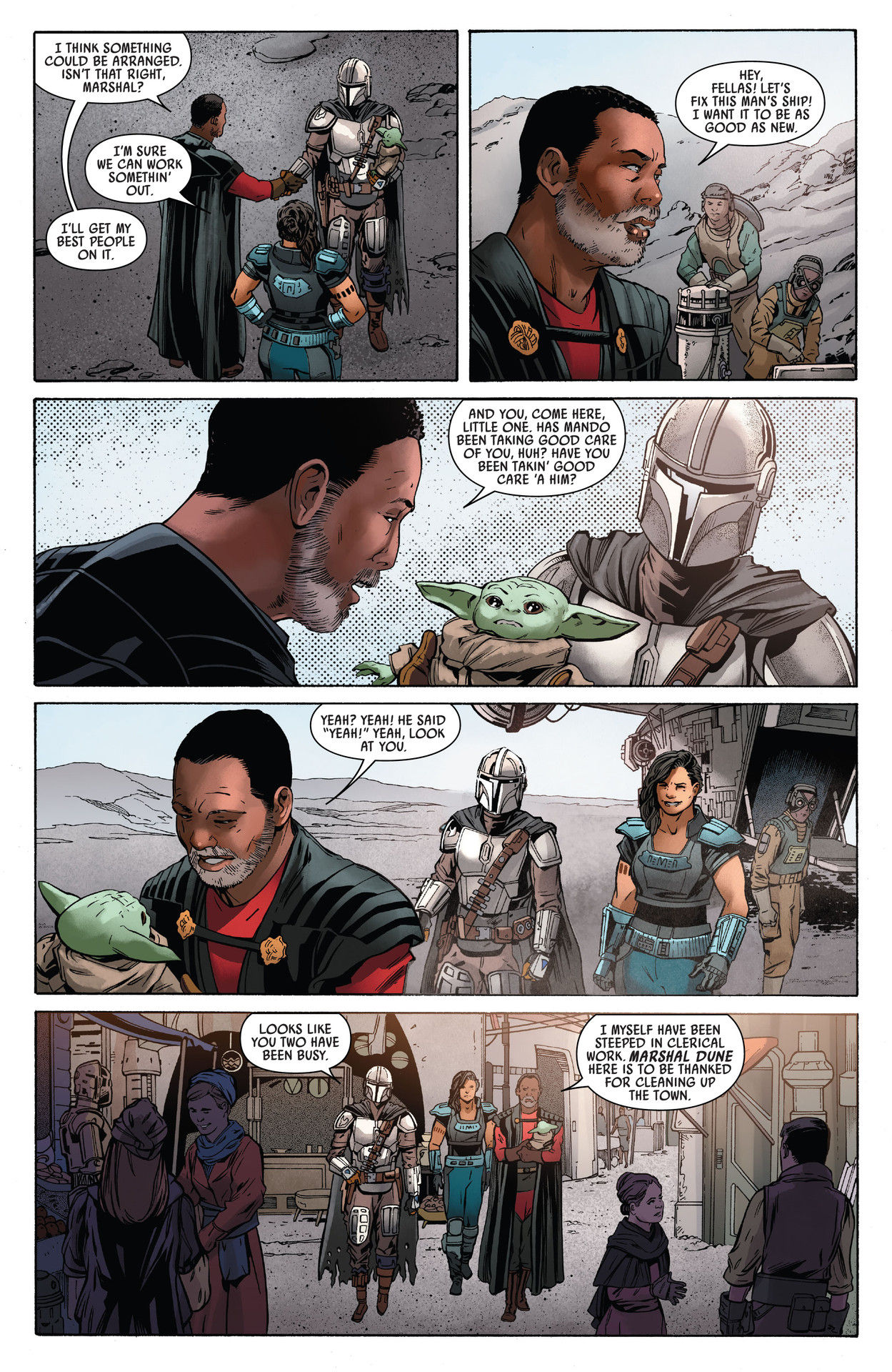 Read online Star Wars: The Mandalorian Season 2 comic -  Issue #4 - 8