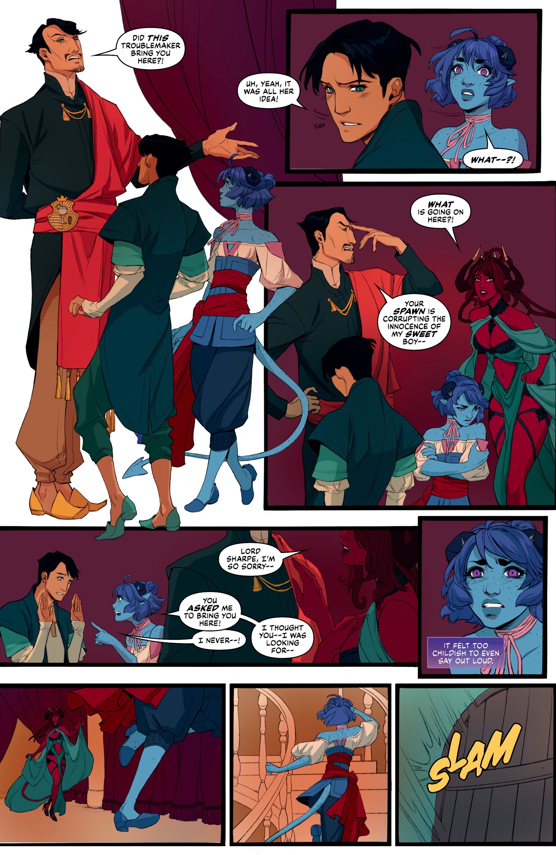 Read online Critical Role: The Mighty Nein Origins–Jester Lavorre comic -  Issue # Full - 18