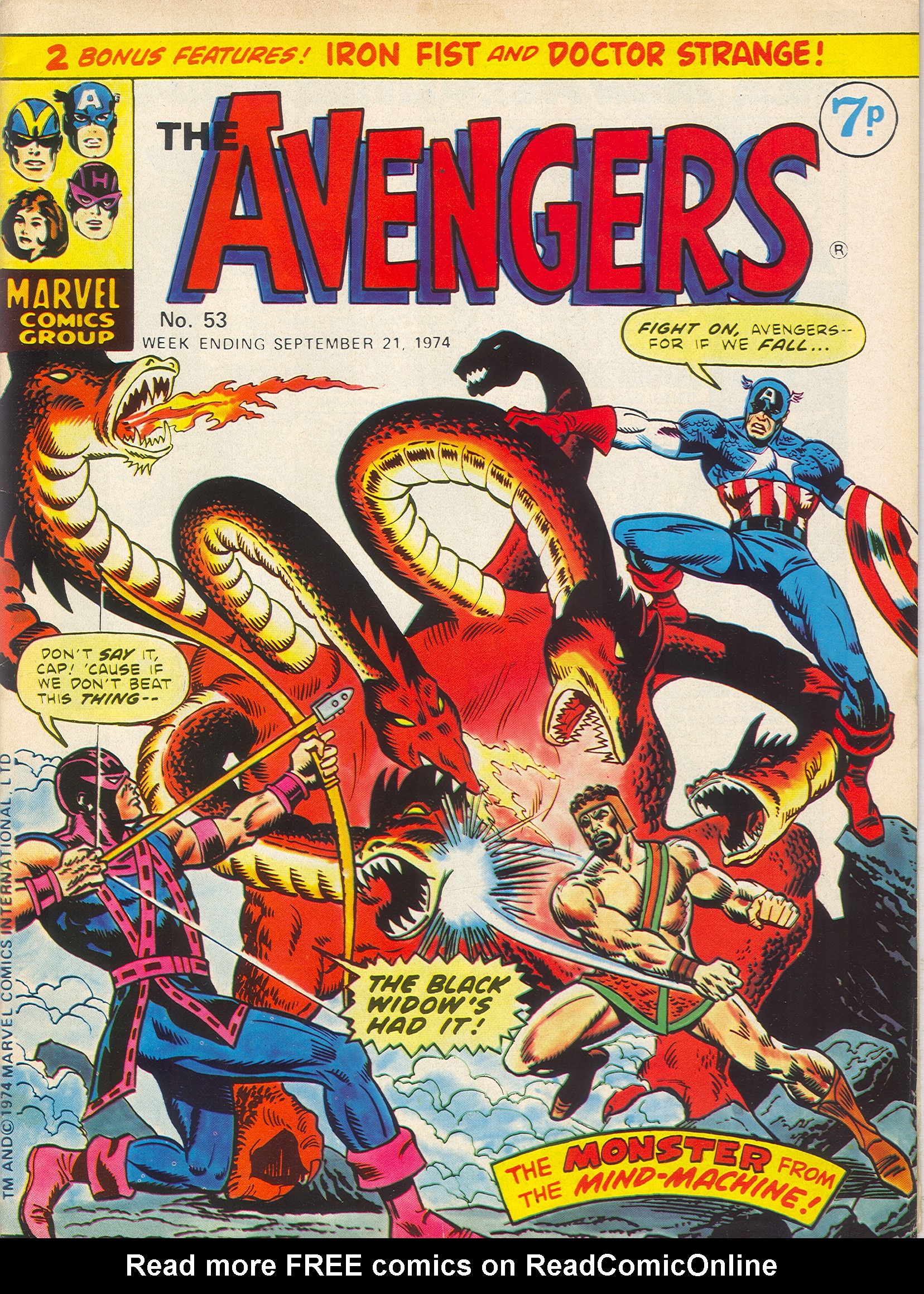Read online The Avengers (1973) comic -  Issue #53 - 1