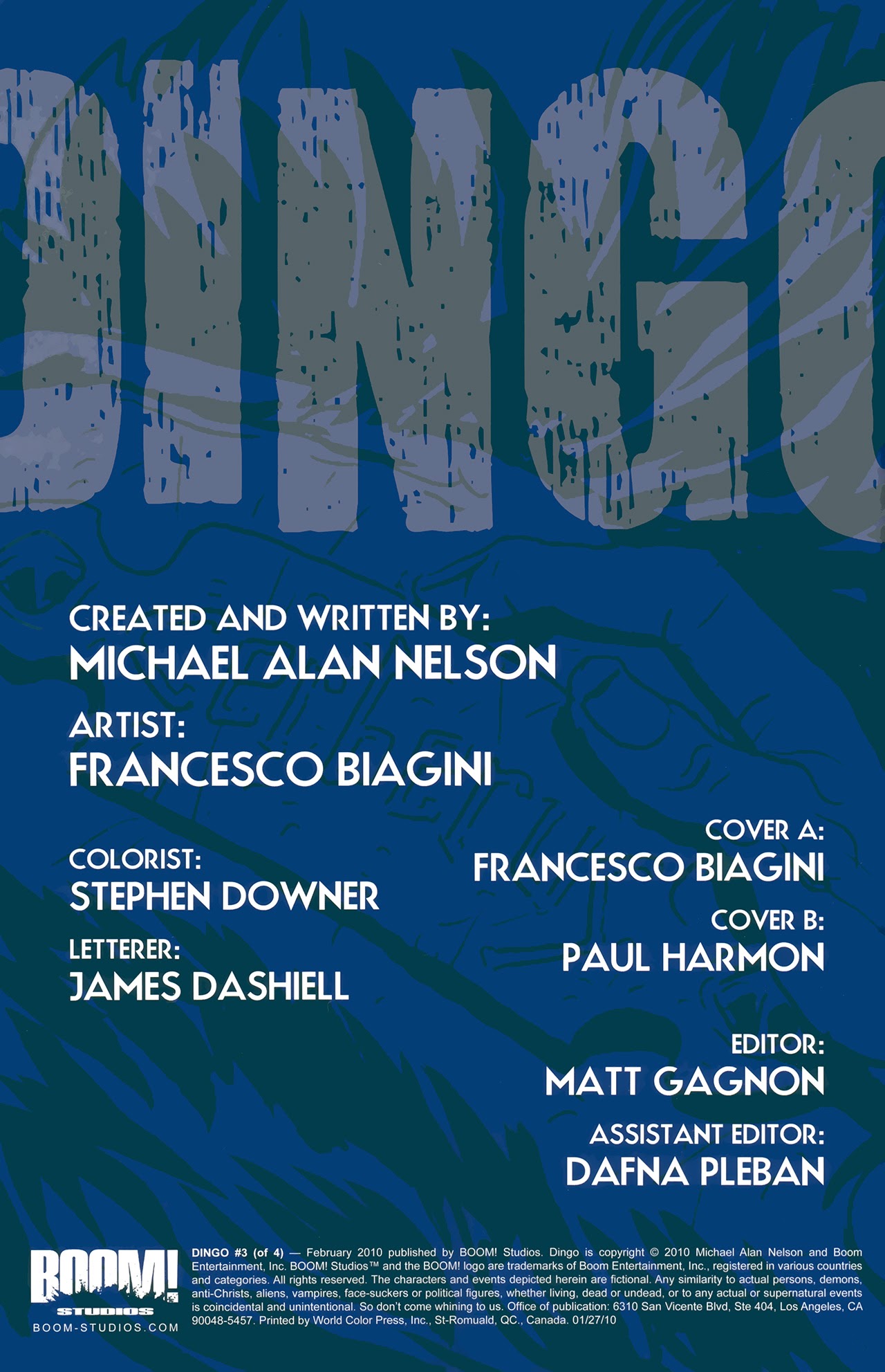Read online Dingo comic -  Issue #3 - 2
