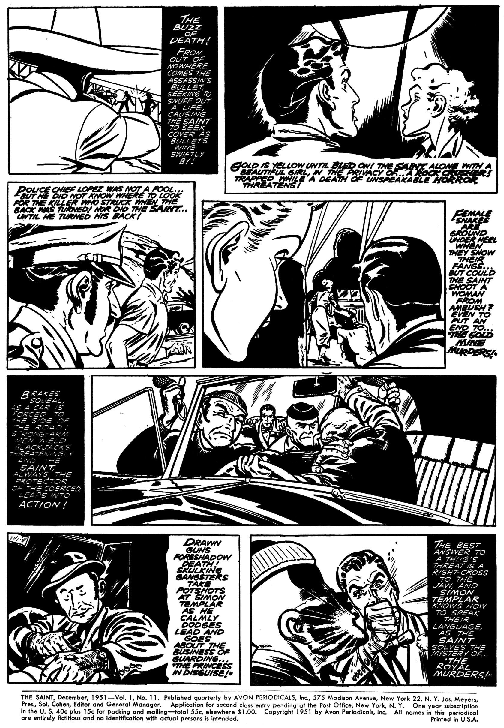 Read online The Saint (1947) comic -  Issue #11 - 2