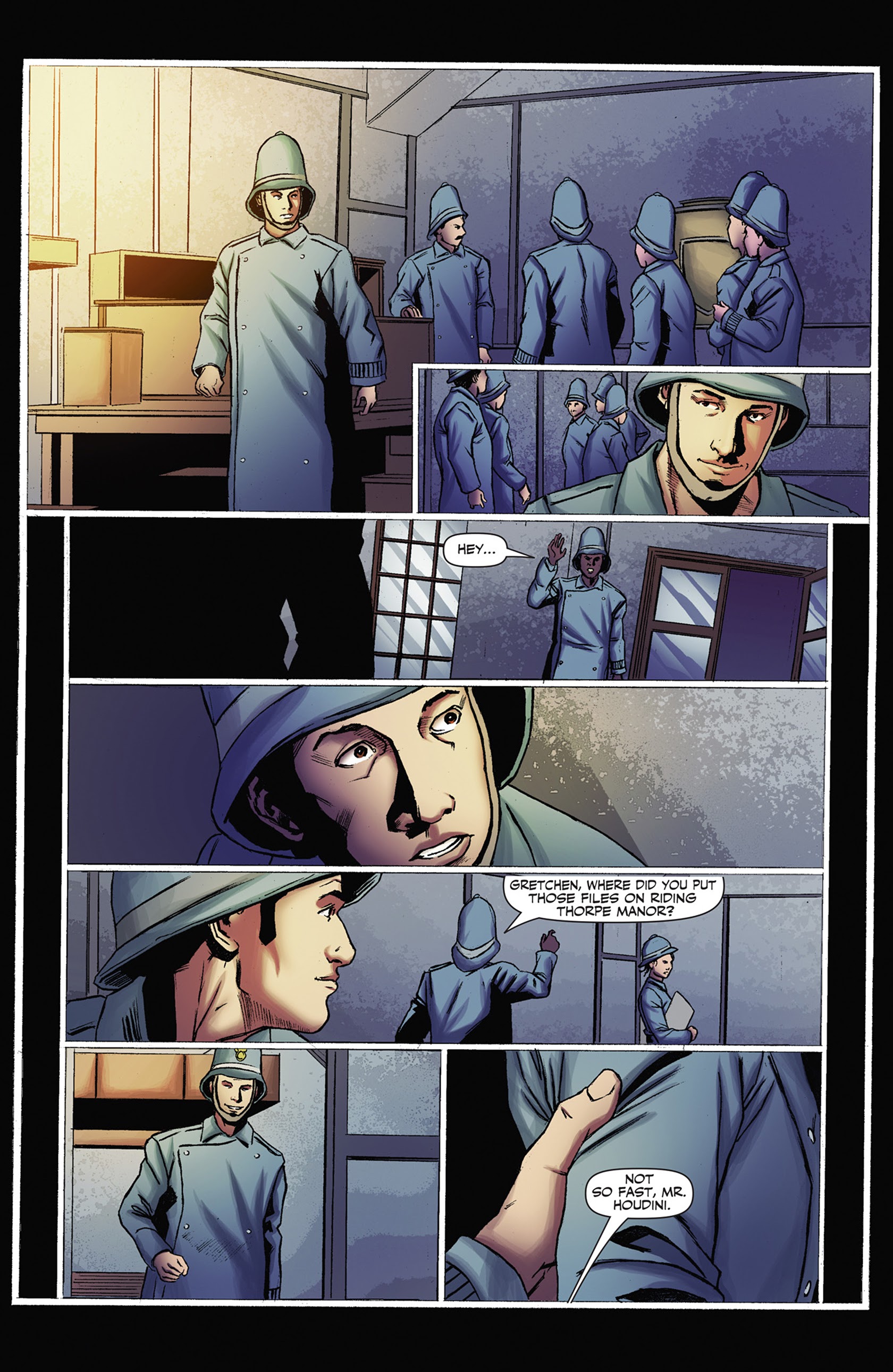 Read online Sherlock Holmes vs. Harry Houdini comic -  Issue #4 - 8