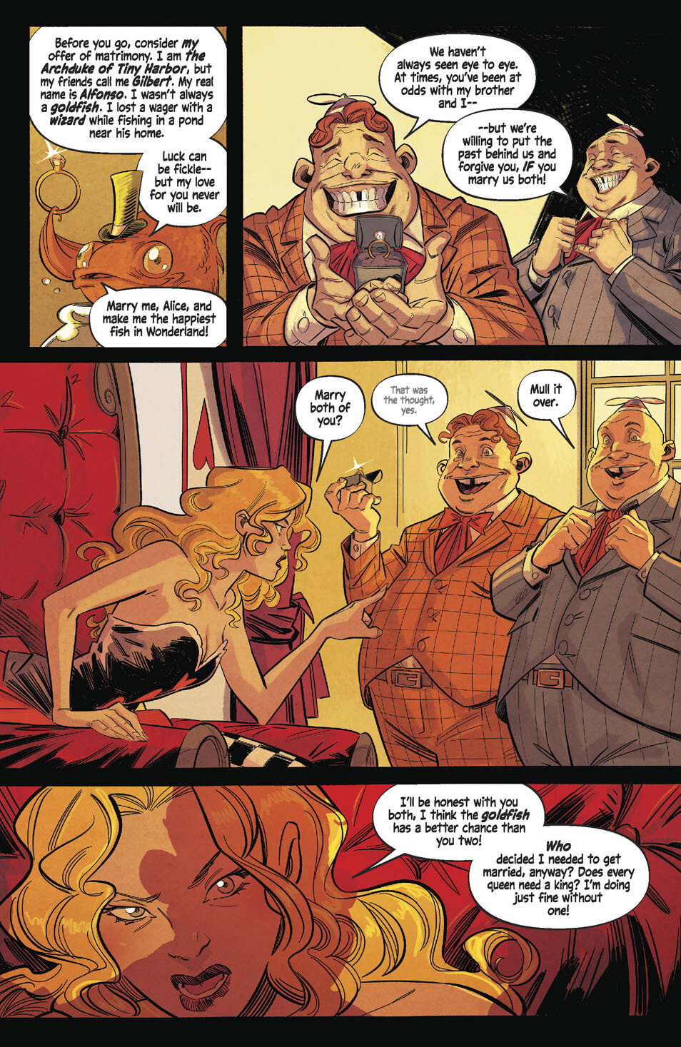 Read online Alice Never After comic -  Issue #3 - 4