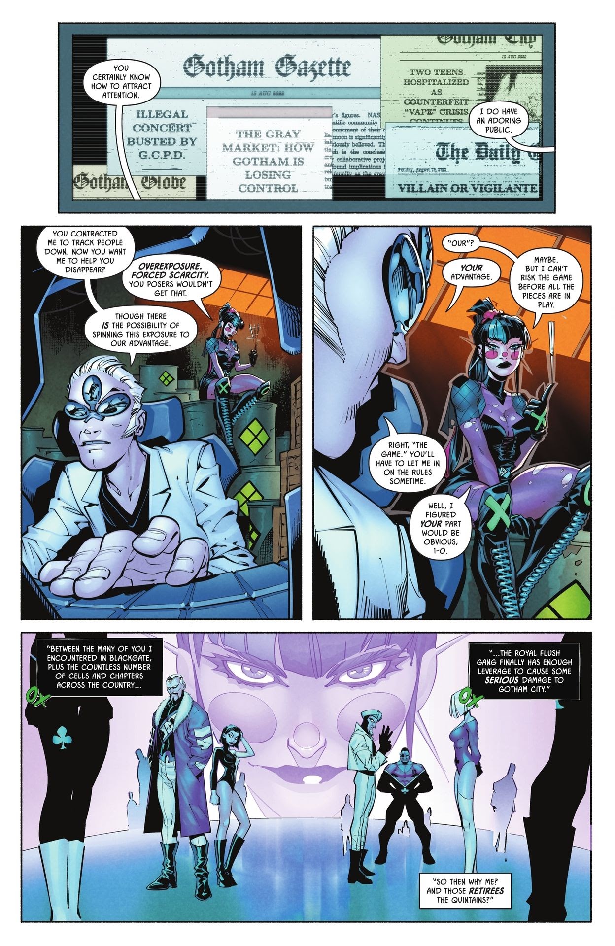 Read online Punchline: The Gotham Game comic -  Issue #1 - 14