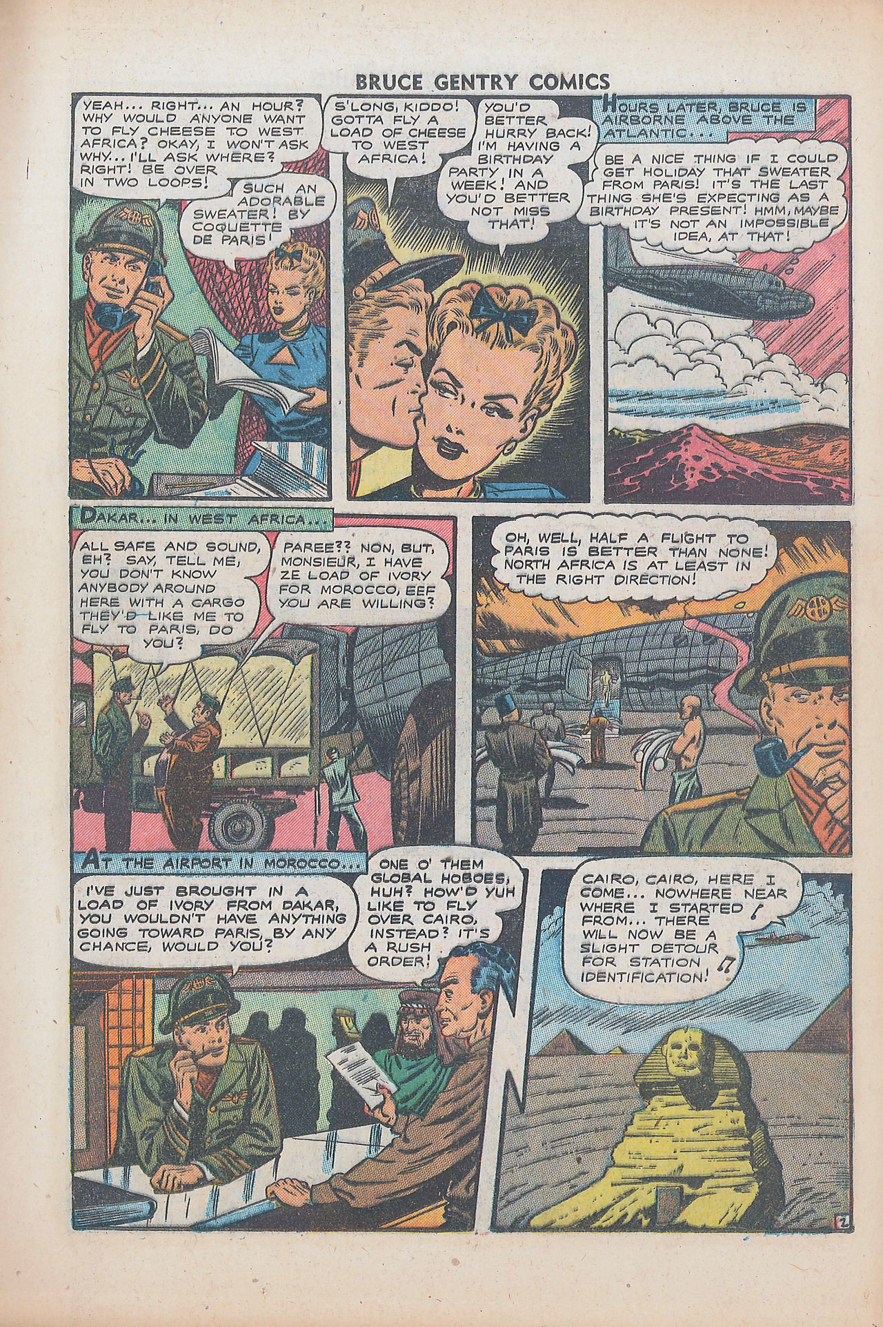 Read online Bruce Gentry comic -  Issue #5 - 13