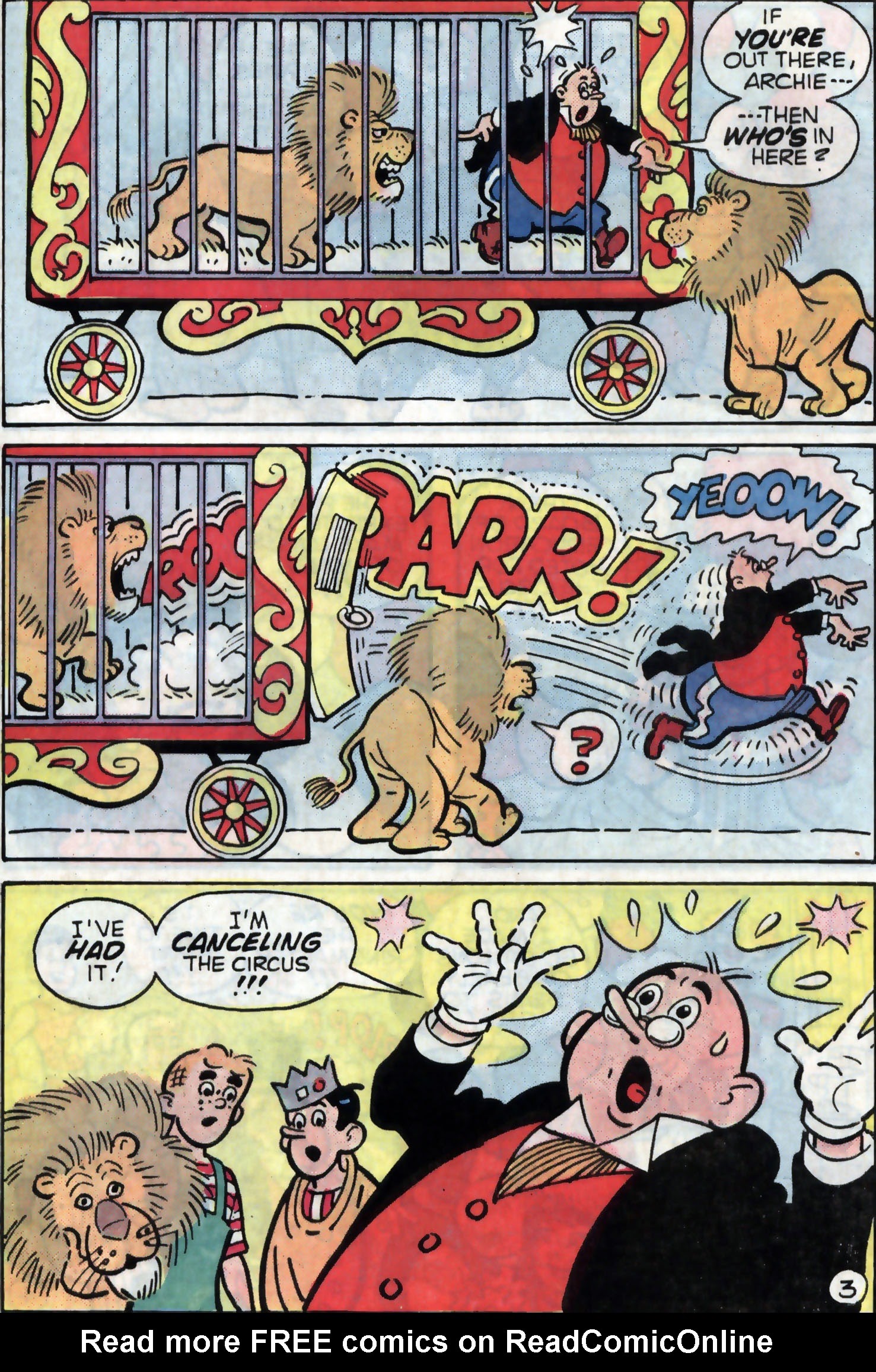 Read online Archie's Circus comic -  Issue # Full - 4