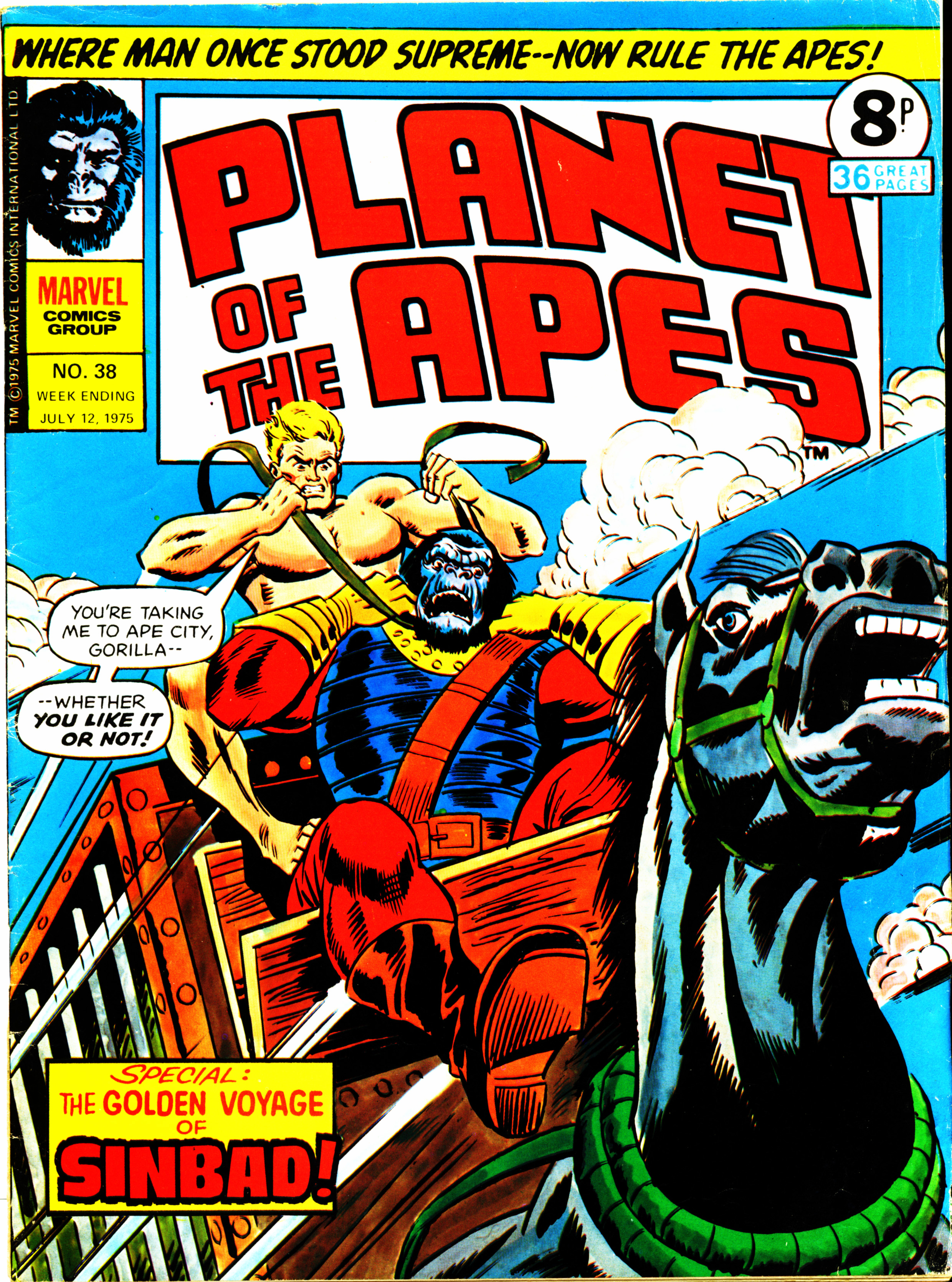 Read online Planet of the Apes (1974) comic -  Issue #38 - 1