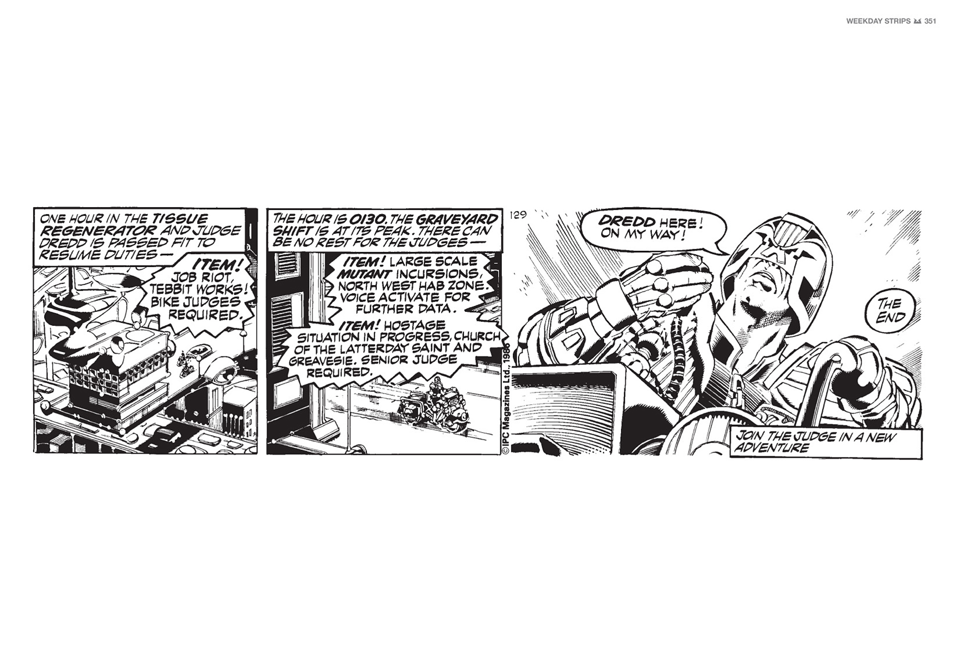 Read online Judge Dredd: The Daily Dredds comic -  Issue # TPB 1 - 354