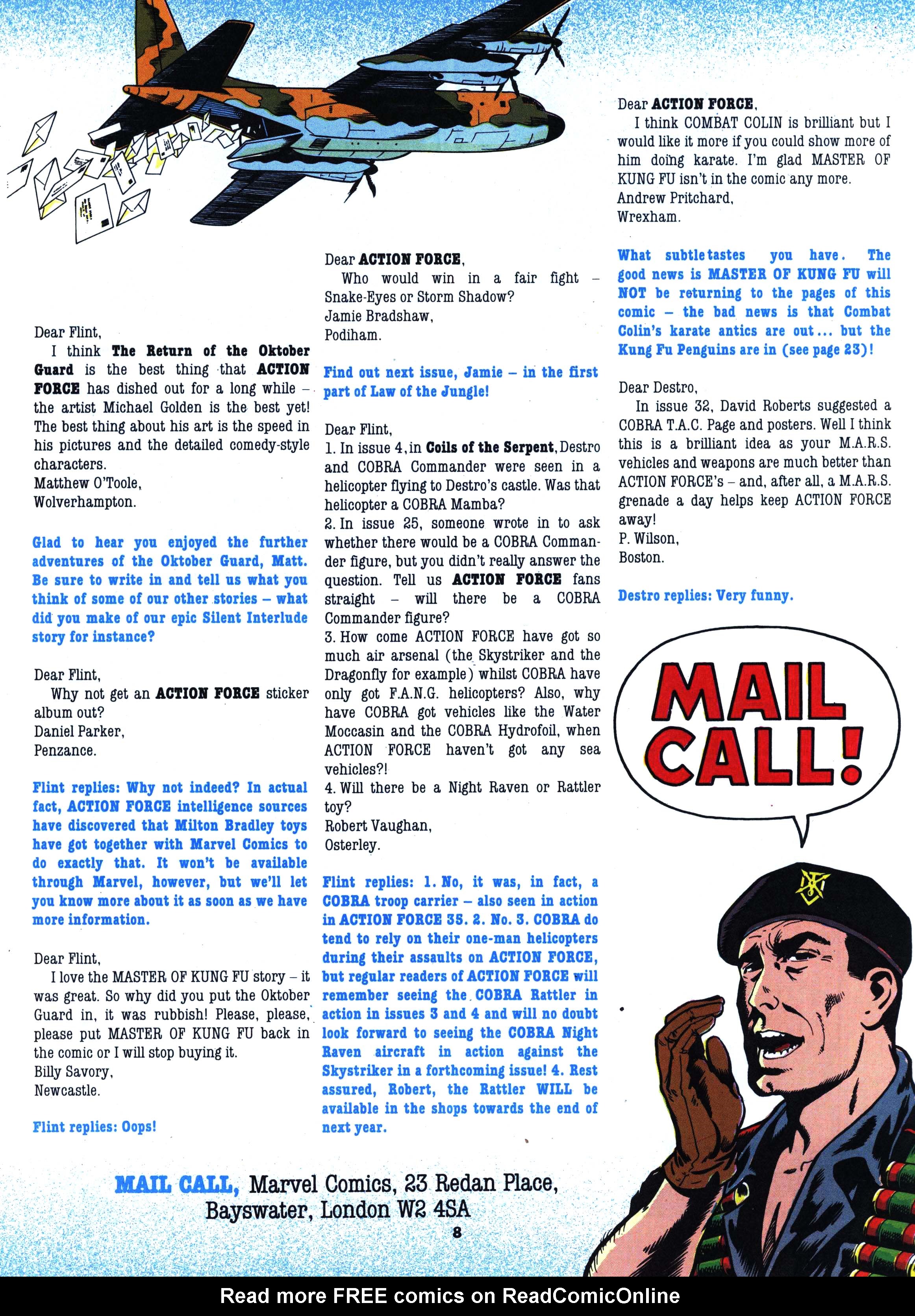 Read online Action Force comic -  Issue #39 - 8