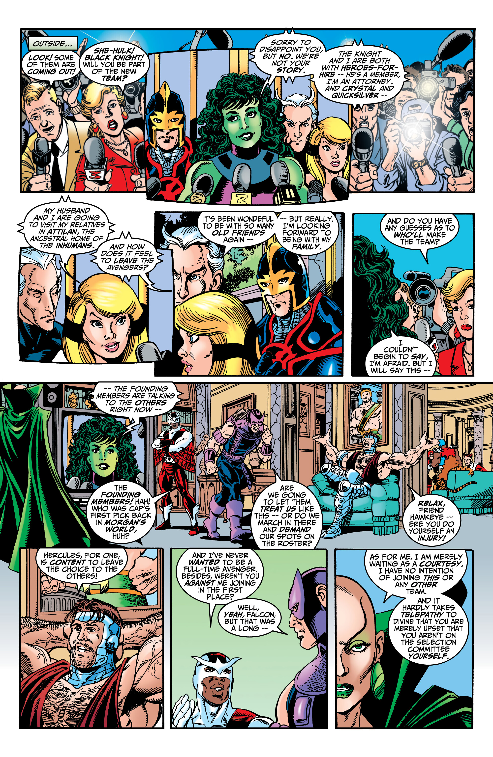 Read online Avengers By Kurt Busiek & George Perez Omnibus comic -  Issue # TPB (Part 2) - 1