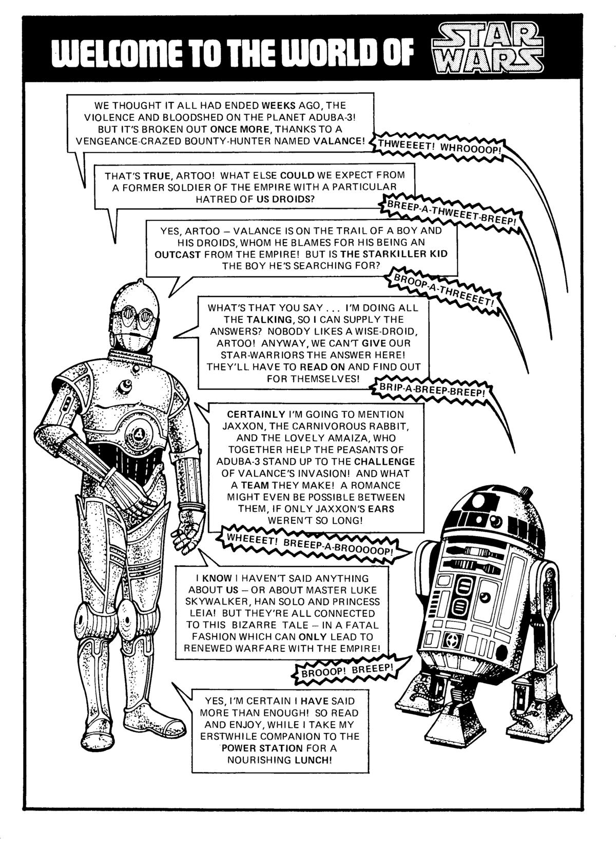 Read online Star Wars Weekly comic -  Issue #32 - 2