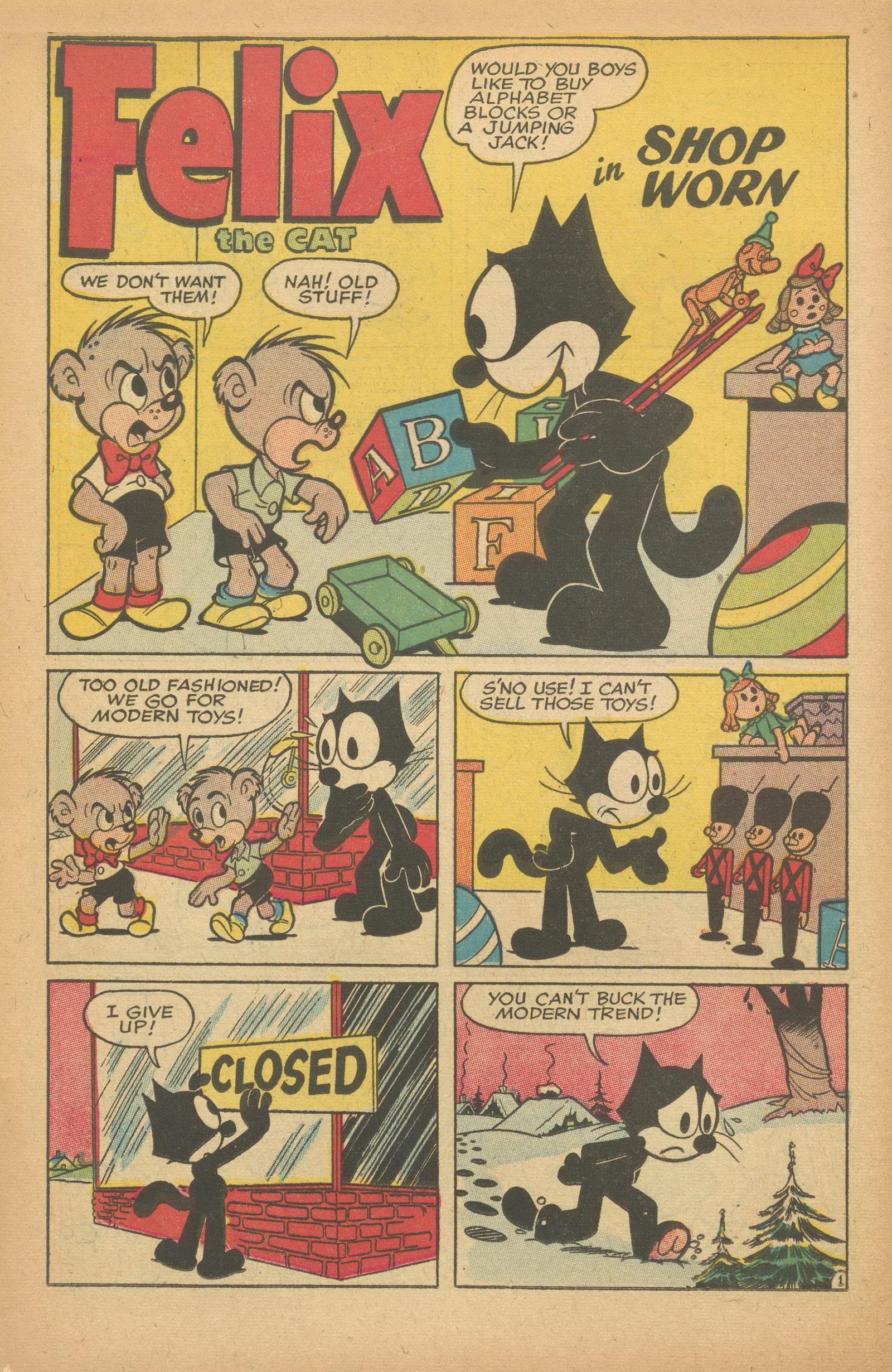 Read online Felix the Cat (1955) comic -  Issue #91 - 12