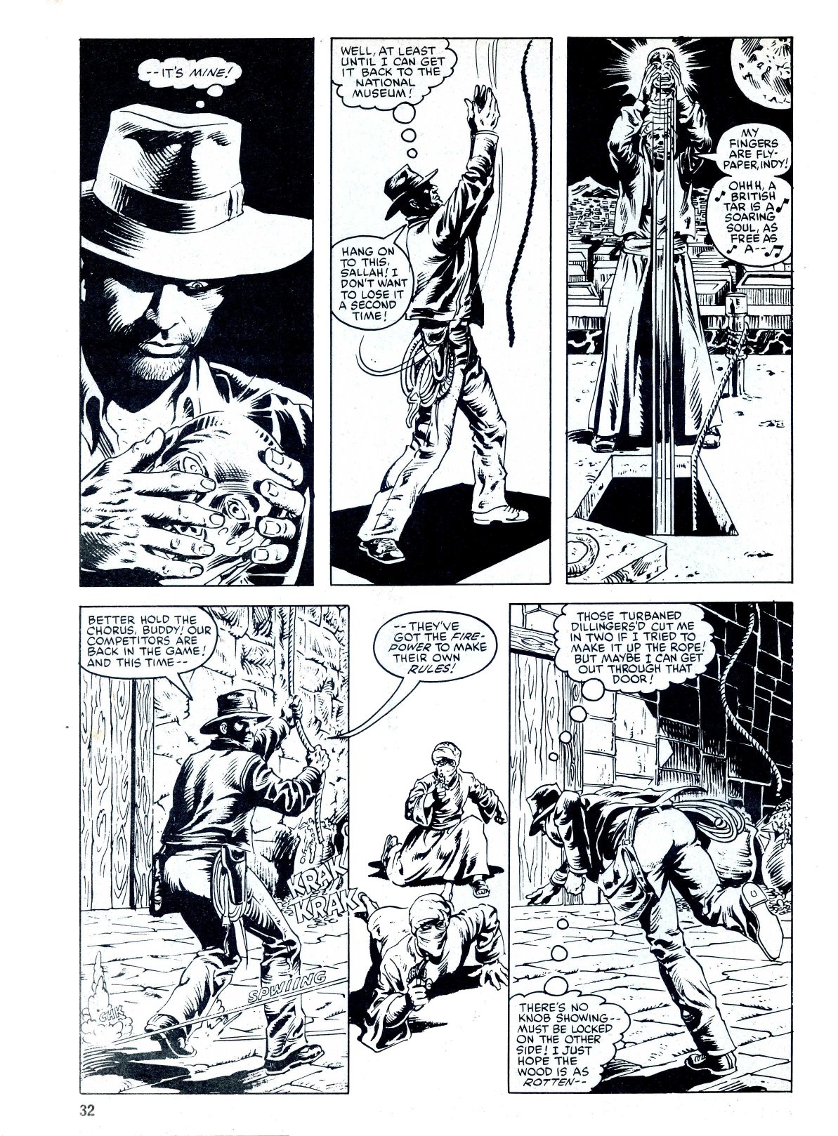 Read online Indiana Jones comic -  Issue #6 - 32