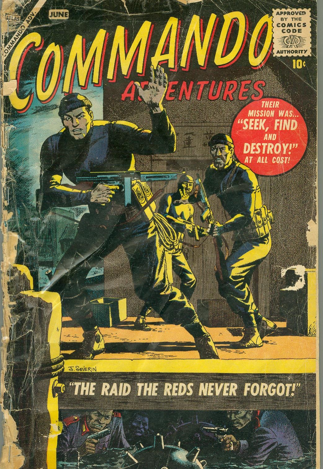 Read online Commando Adventures comic -  Issue #1 - 1