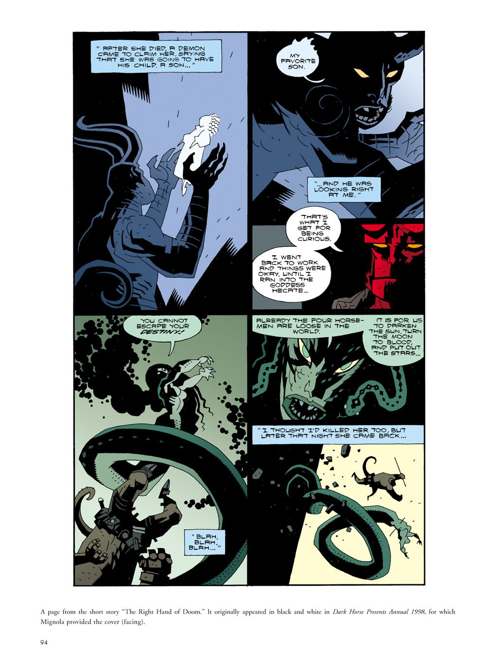 Read online The Art of Hellboy comic -  Issue # TPB - 95