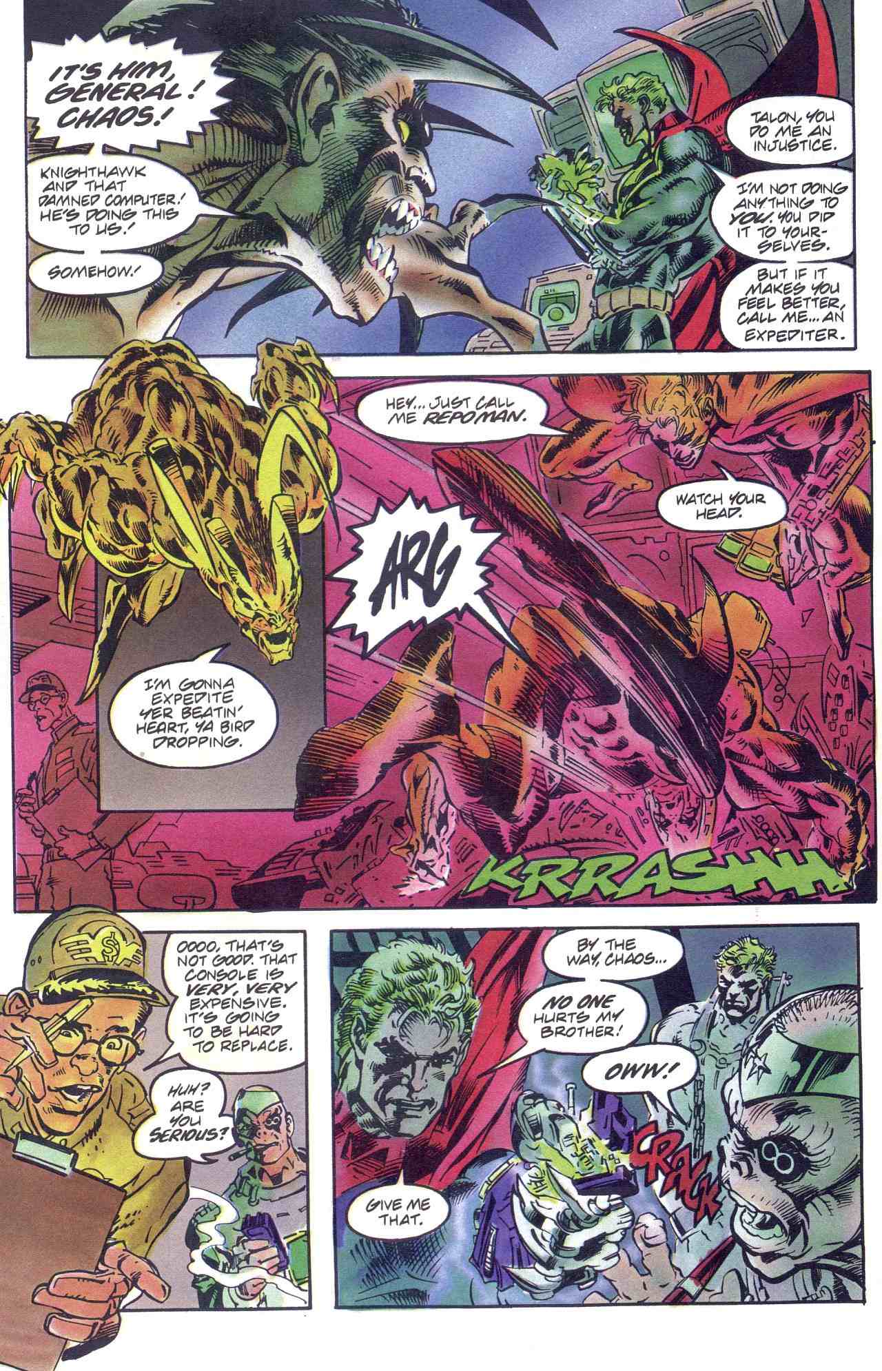 Read online Knighthawk comic -  Issue #6 - 21