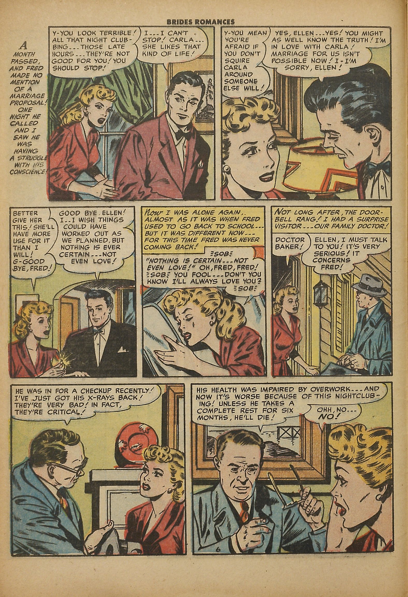 Read online Brides Romances comic -  Issue #4 - 8