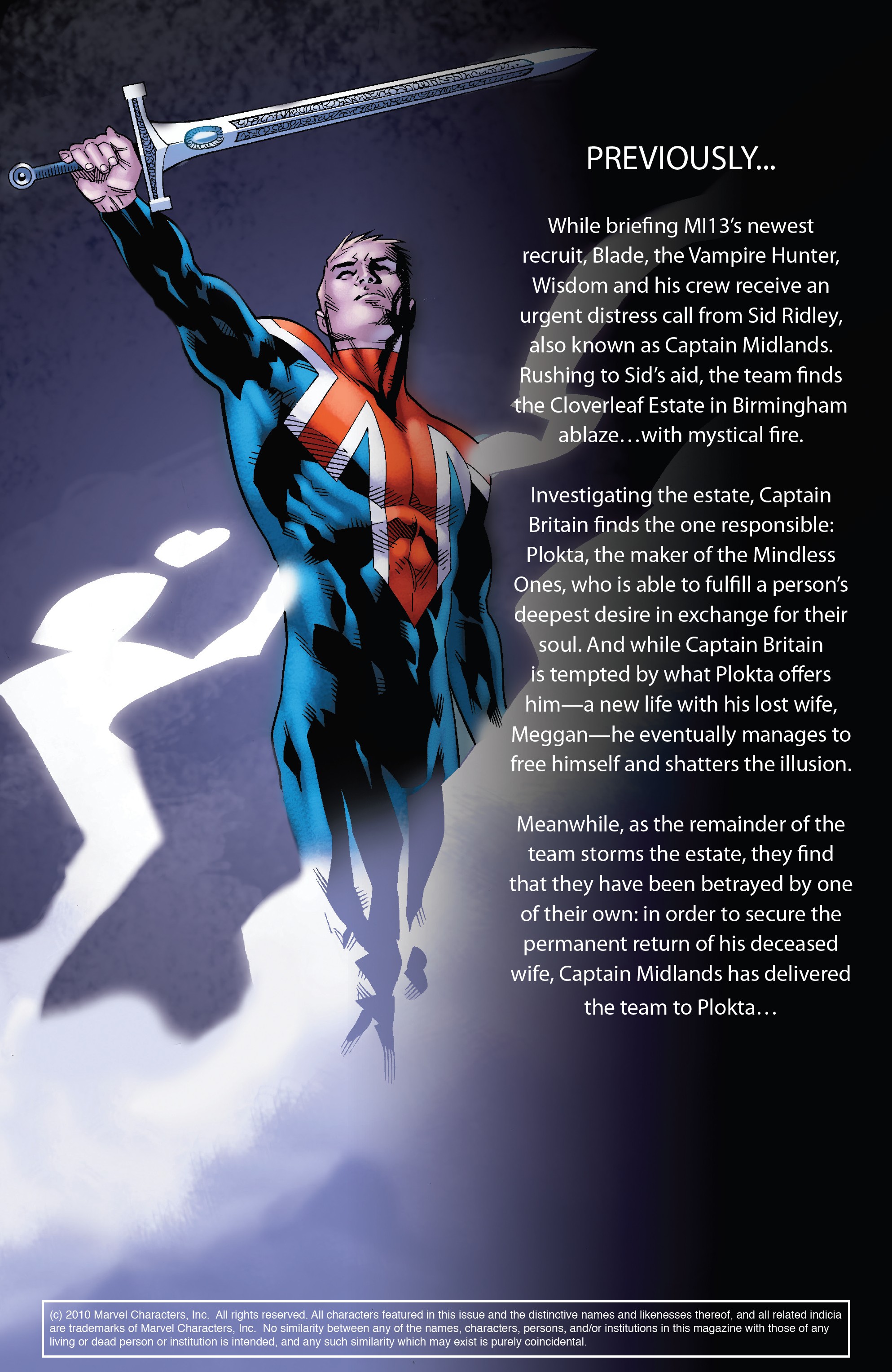 Read online Captain Britain and MI13 comic -  Issue #9 - 2