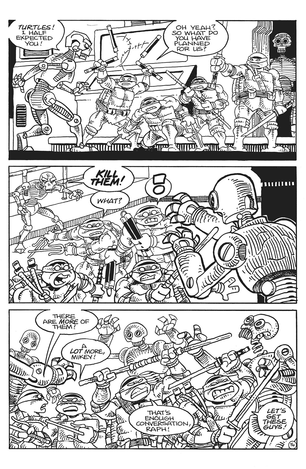 Read online Teenage Mutant Ninja Turtles/Usagi Yojimbo: WhereWhen #1: Director’s Cut comic -  Issue #1: Director’s Cut Full - 17