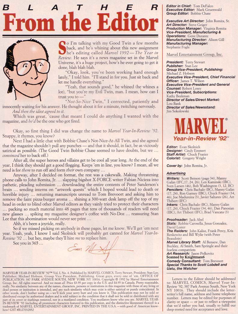 Read online Marvel: The Year-in-Review comic -  Issue #4 - 3